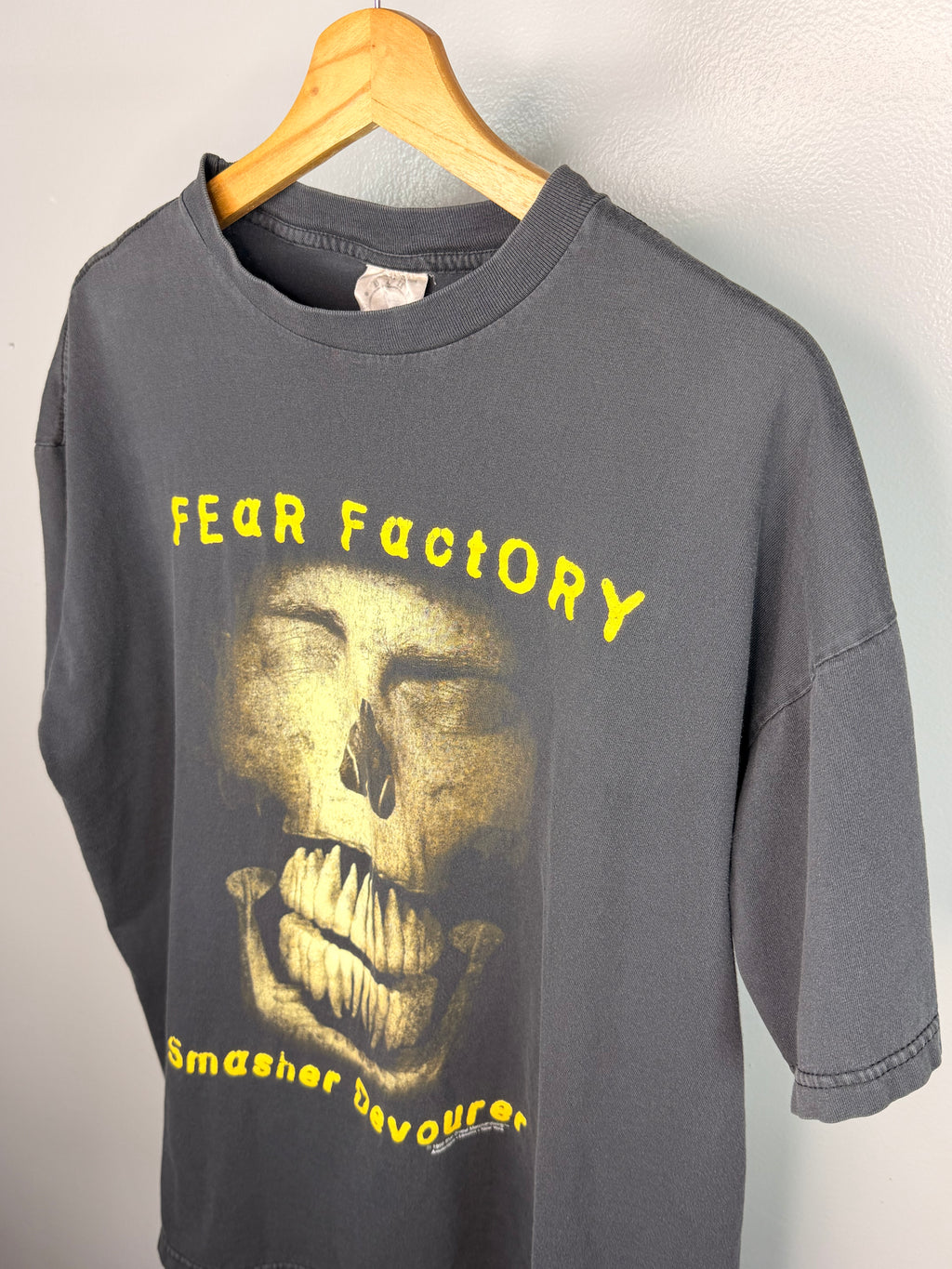 Vintage Fear Factory Smasher Devourer Faded T-Shirt