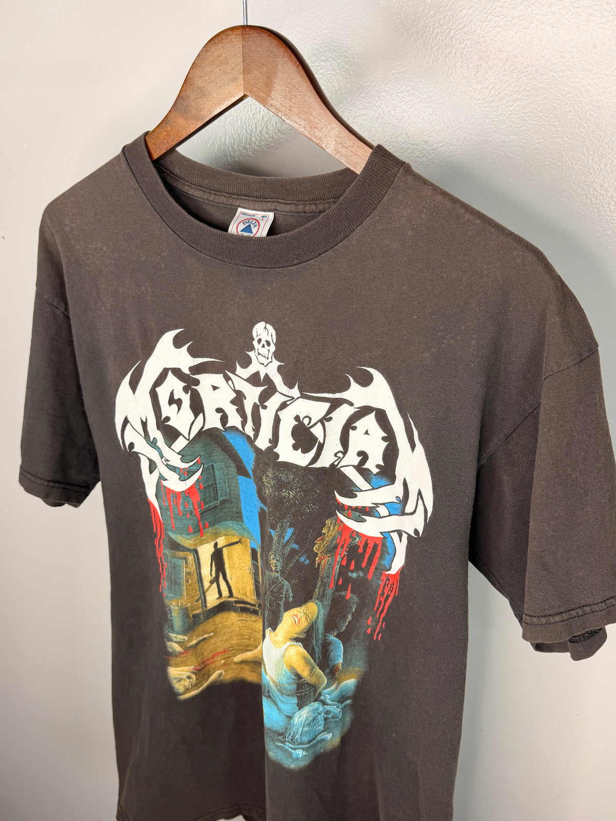 Vintage Mortician Chainsaw Dismemberment Faded T-Shirt