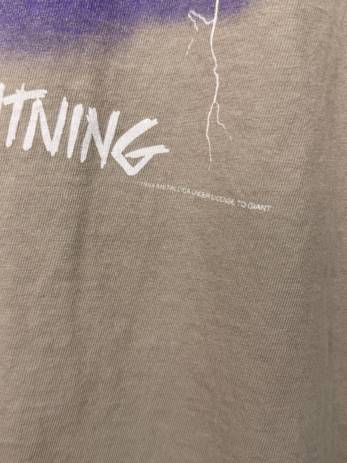 Vintage Metallica Ride The Lightning Faded & Thrashed T-Shirt
