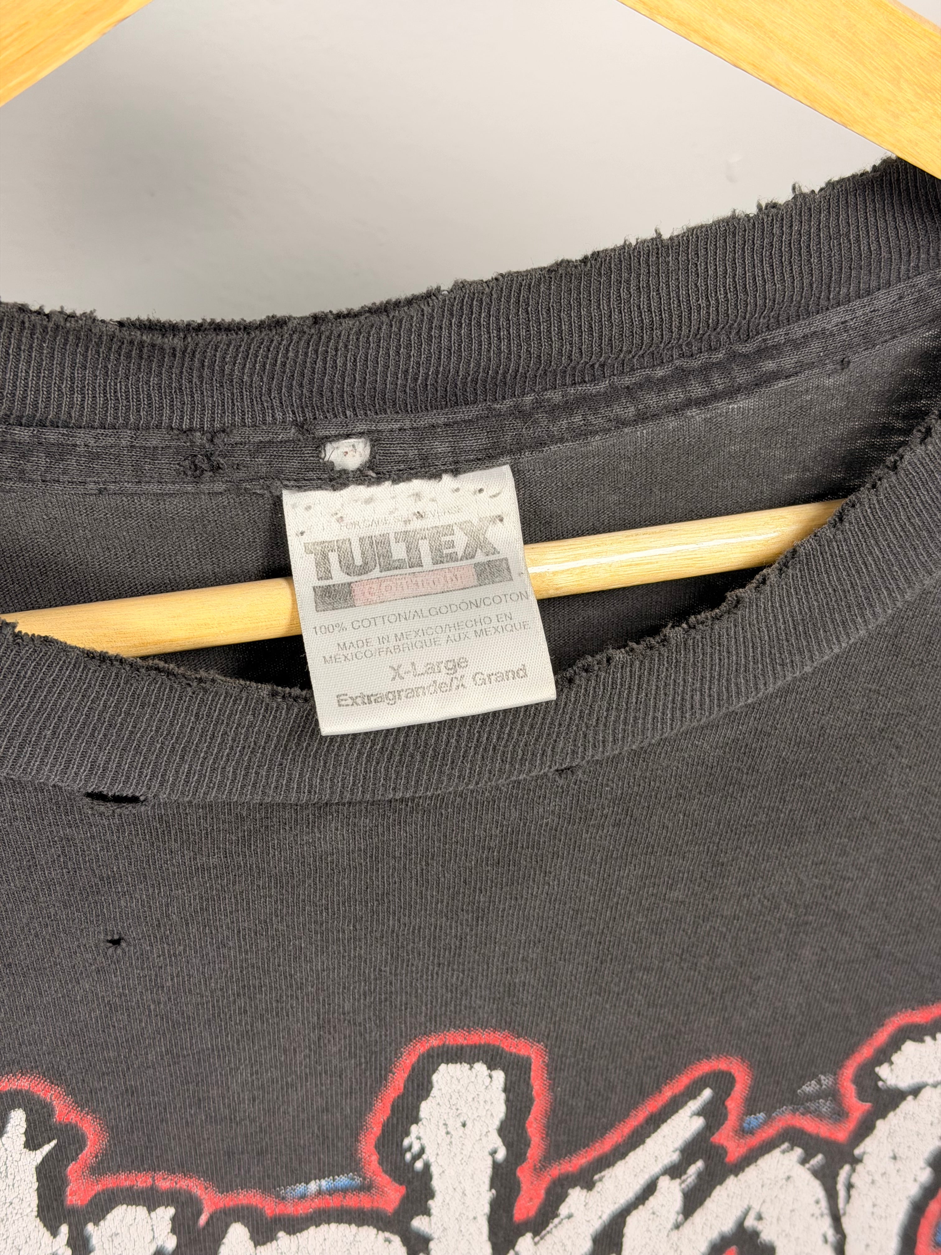 Vintage Slipknot Barcode Faded & Thrashed T-Shirt
