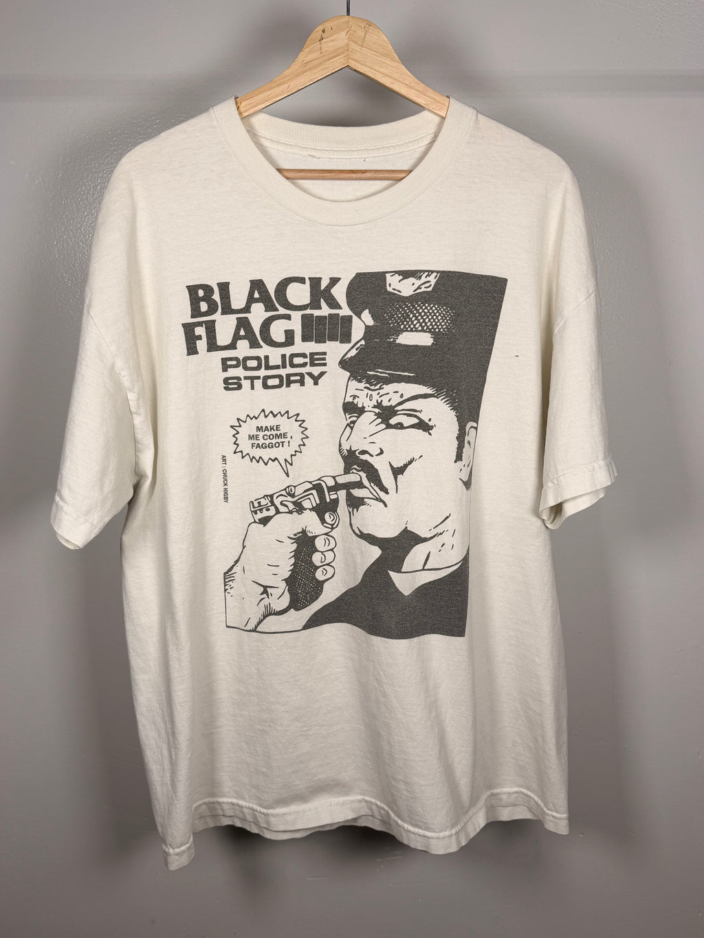 Black Flag Police Story T-Shirt