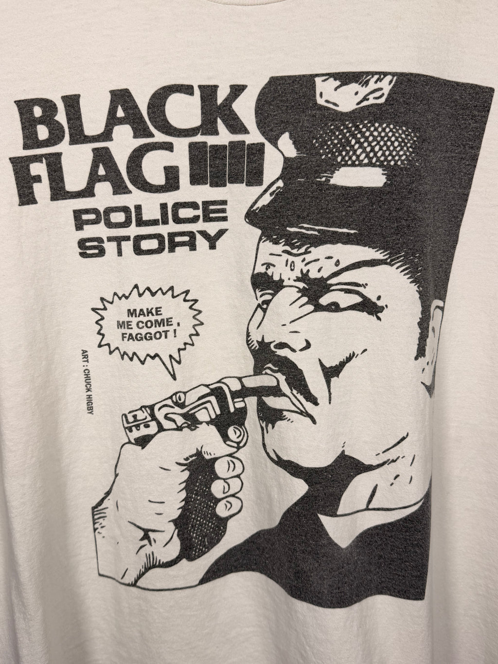 Black Flag Police Story T-Shirt