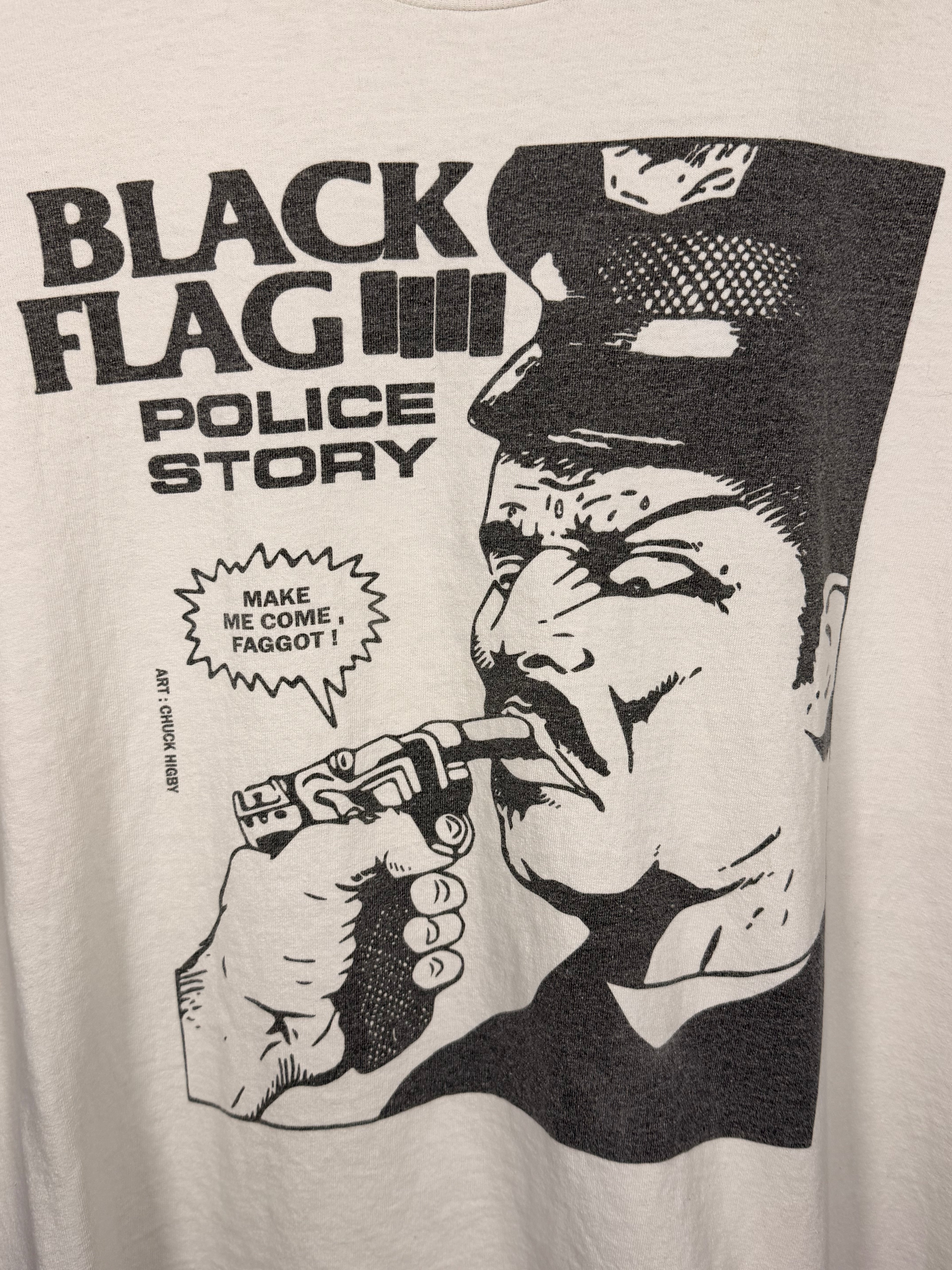 Black Flag Police Story T-Shirt