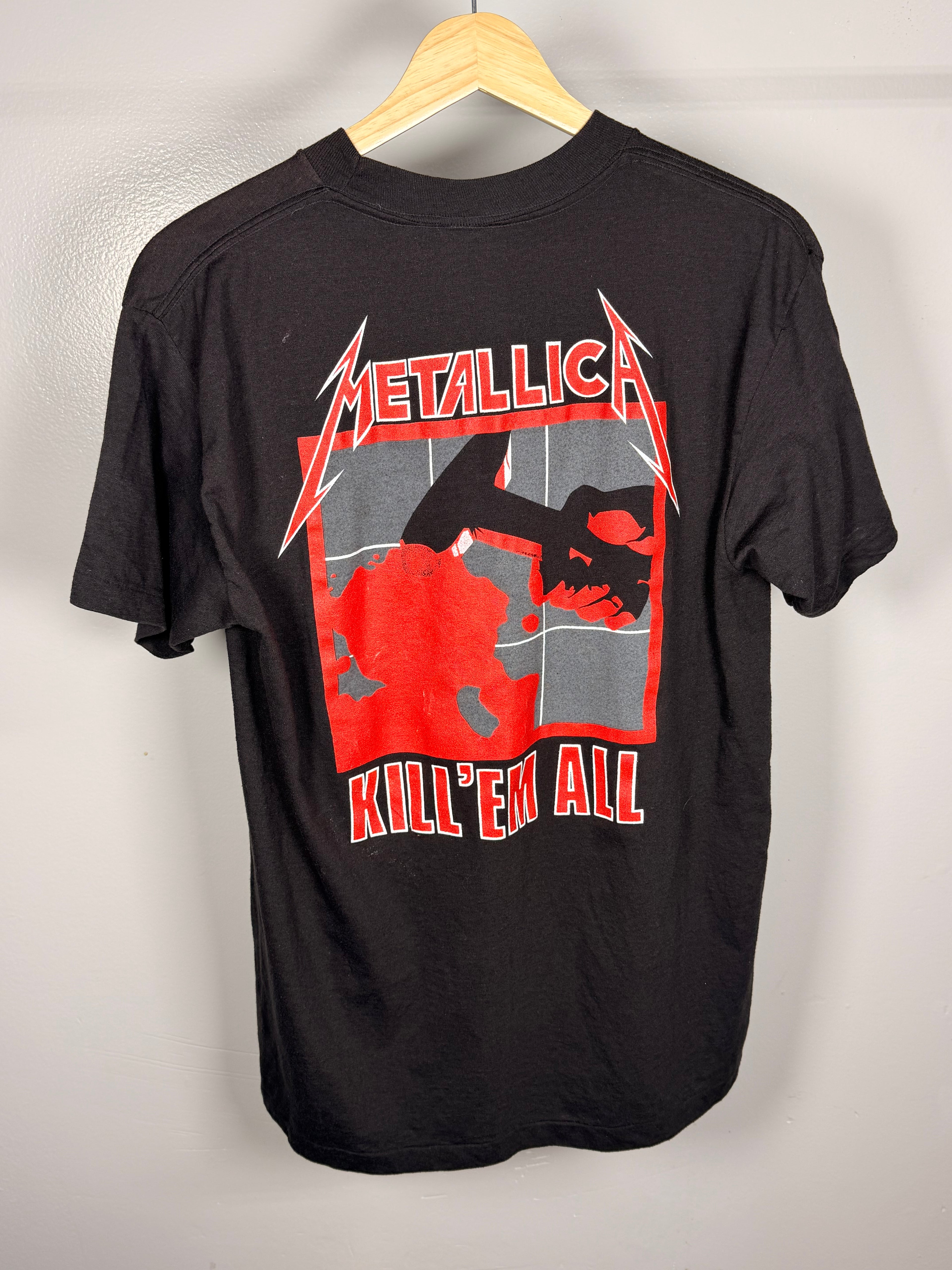 Vintage 80s Metallica Ride The Lightning T-Shirt