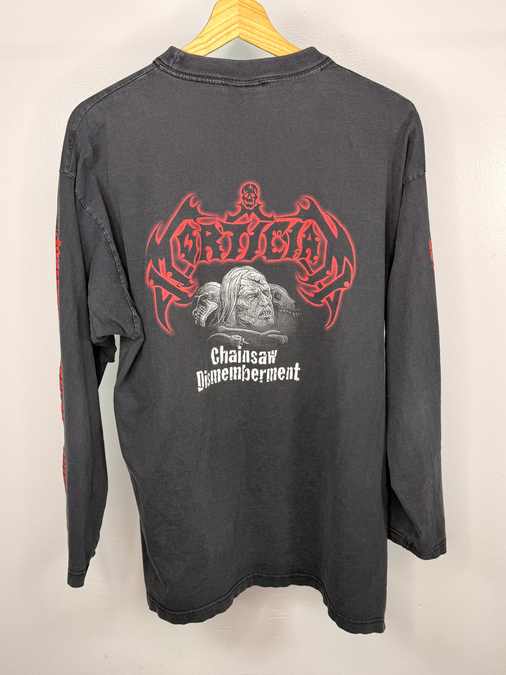 Vintage Mortician Chainsaw Dismemberment Long Sleeve T-Shirt
