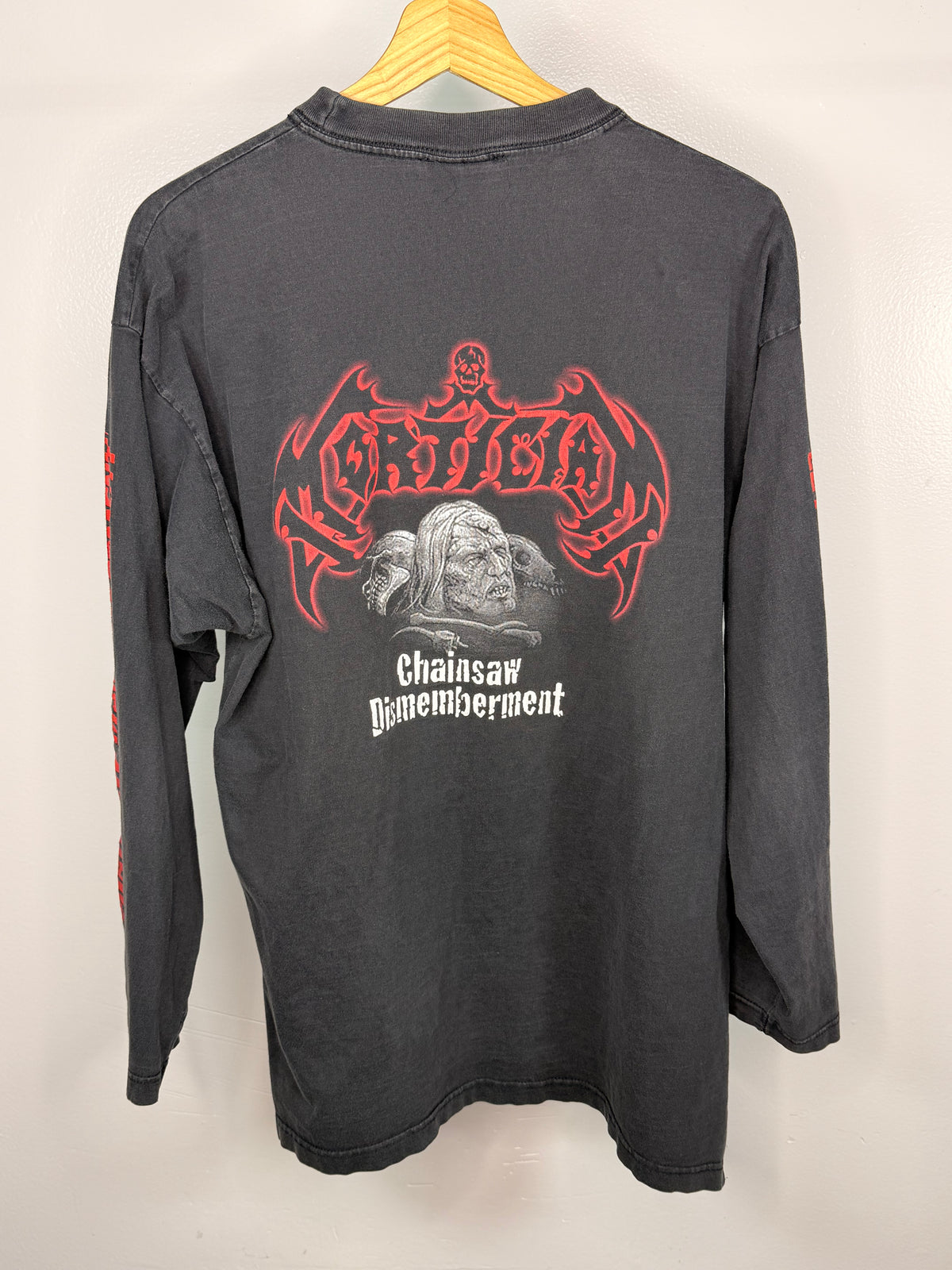 Vintage Mortician Chainsaw Dismemberment Long Sleeve T-Shirt