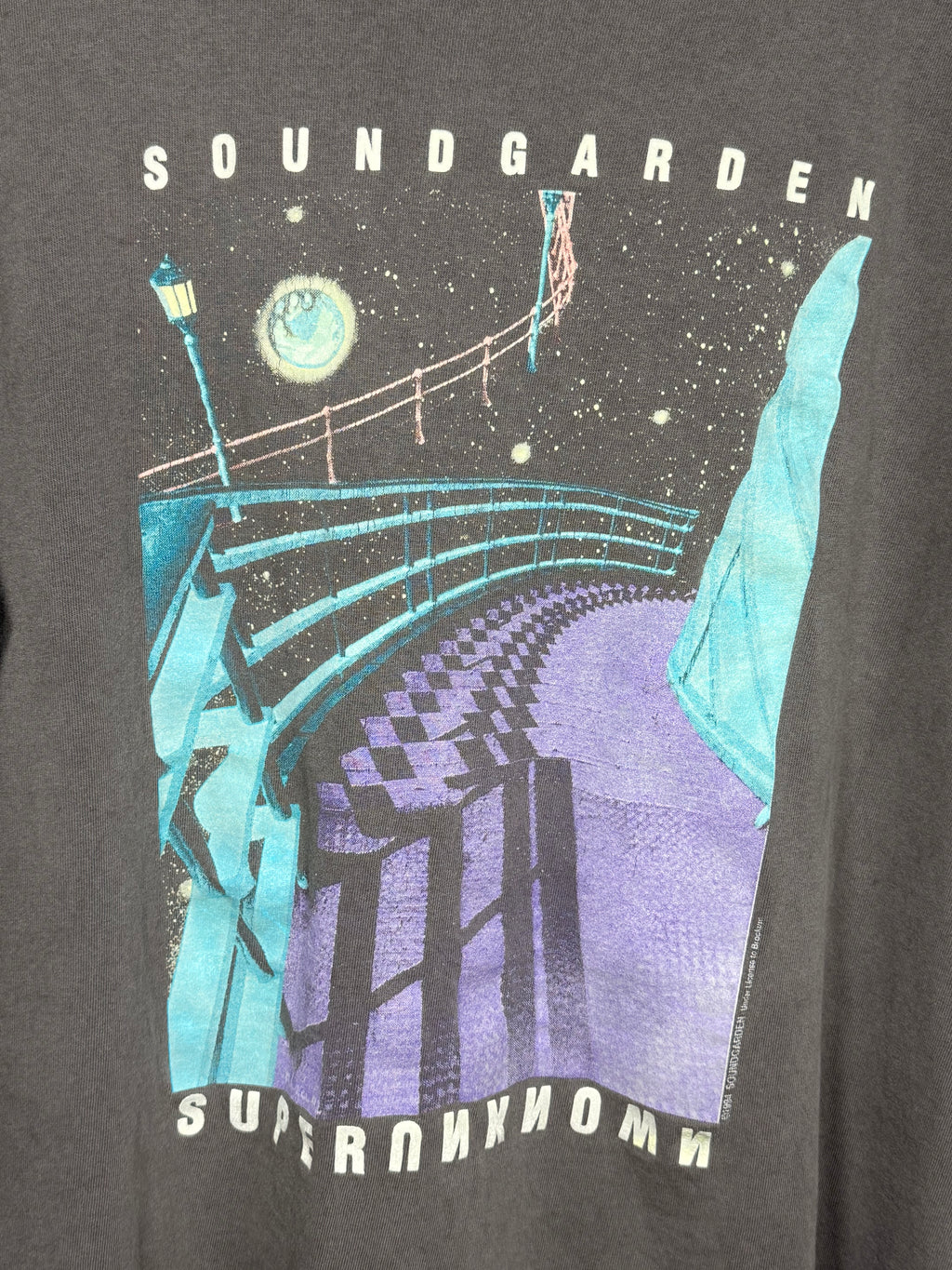 Vintage Faded SoundGarden Glow In The Dark T-Shirt