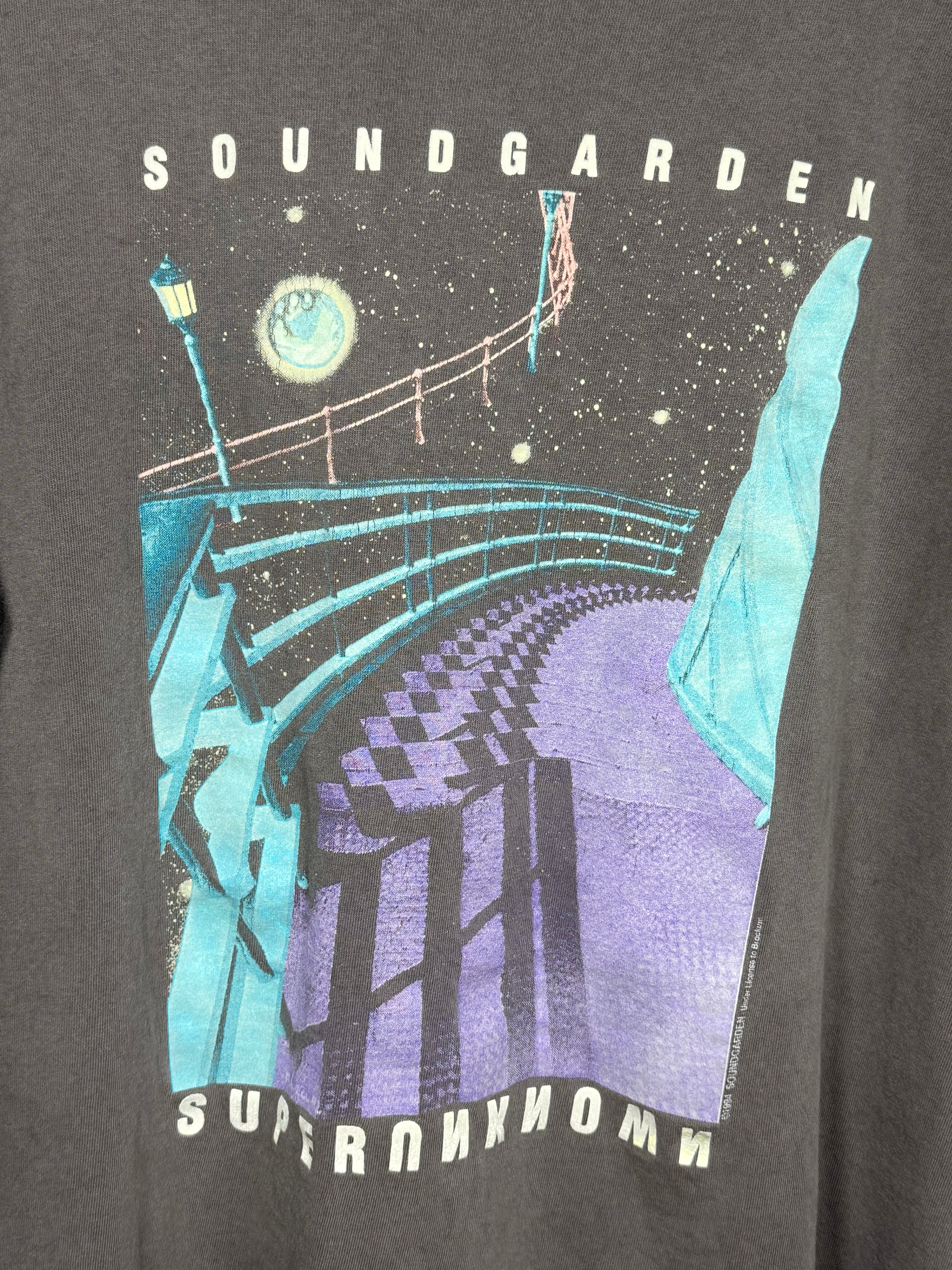 Vintage Faded SoundGarden Glow In The Dark T-Shirt