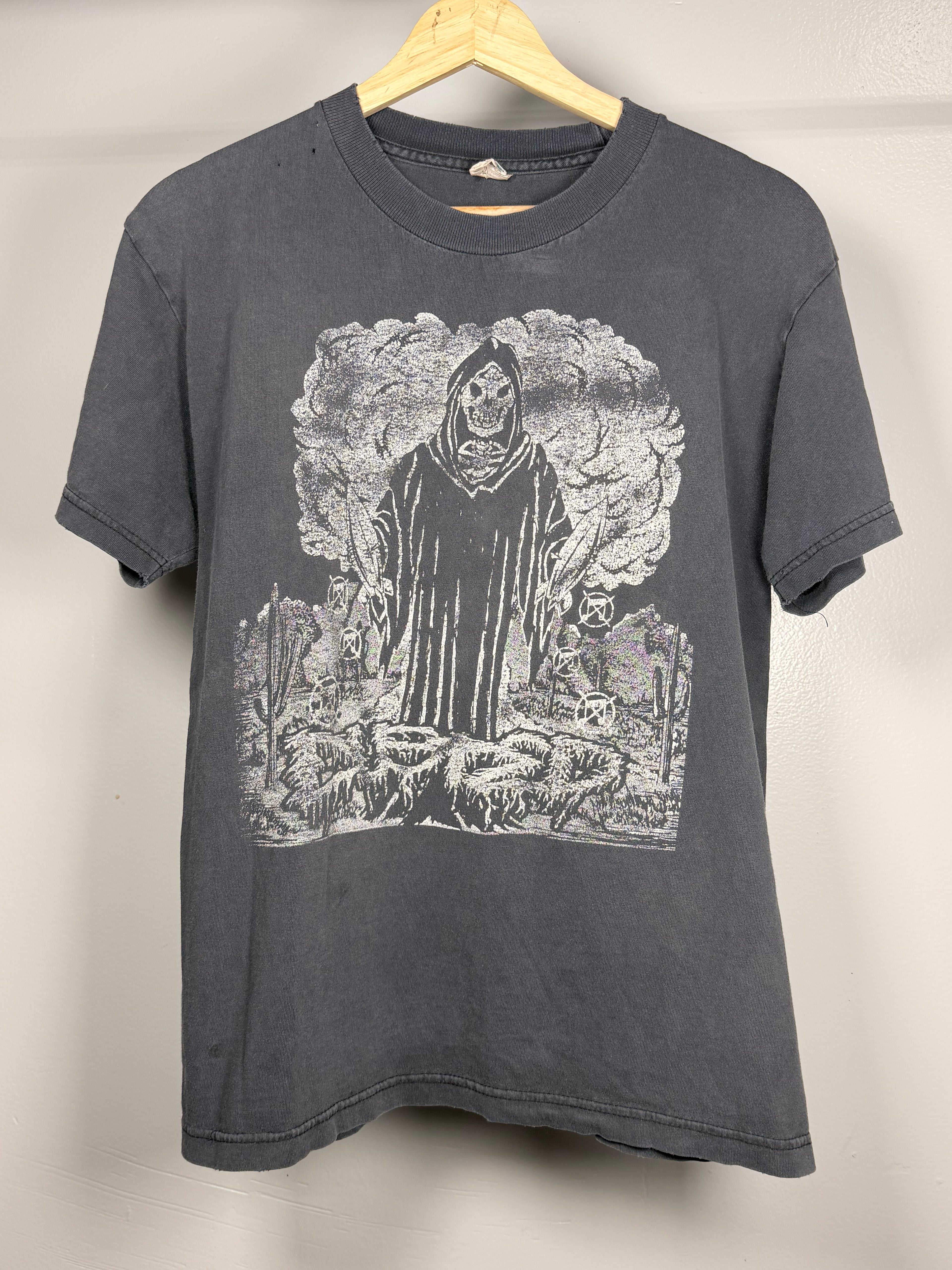 Vintage Faded & Thrashed Grim Reaper Promo T-Shirt