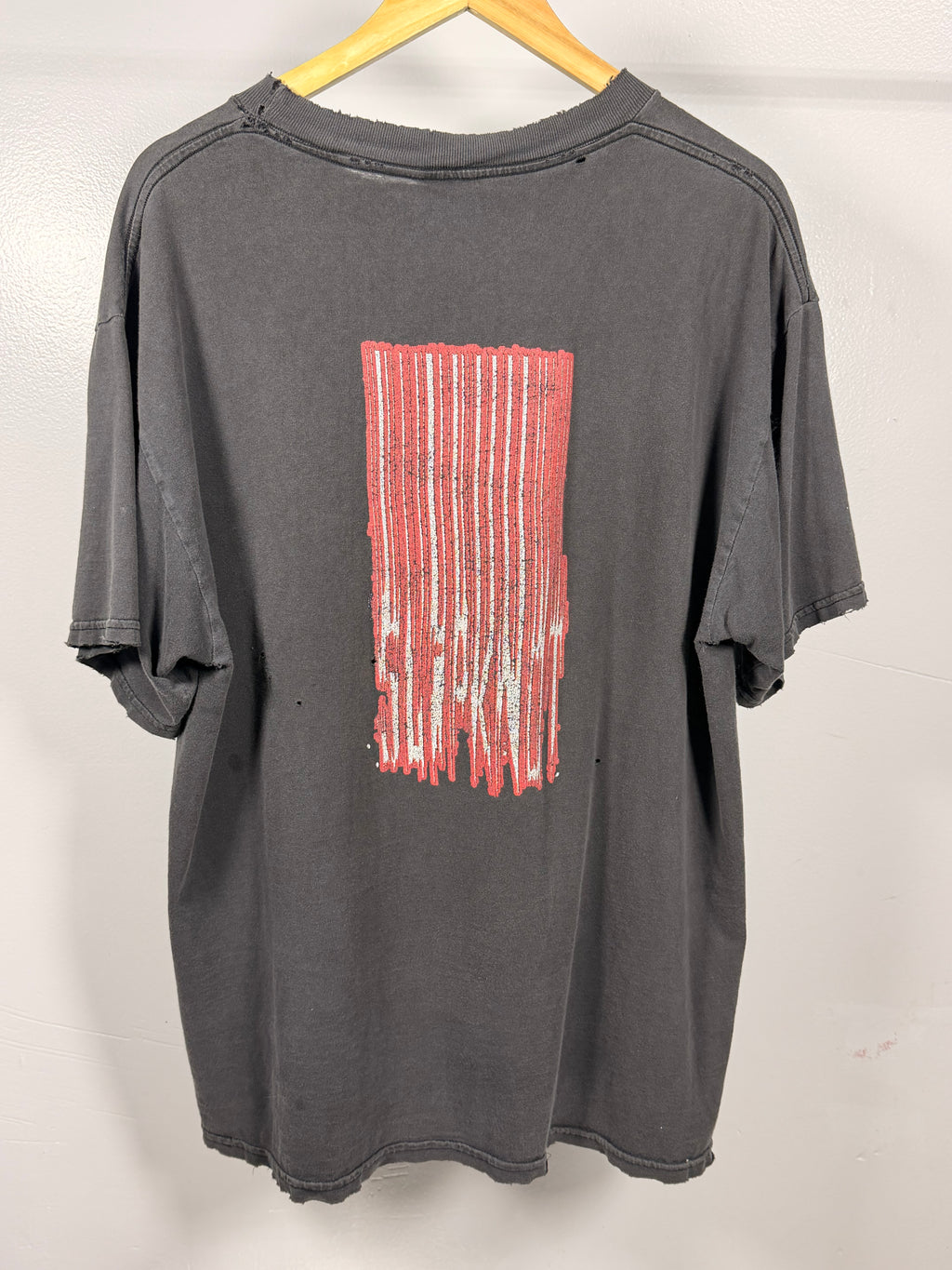 Vintage Slipknot Barcode Faded & Thrashed T-Shirt