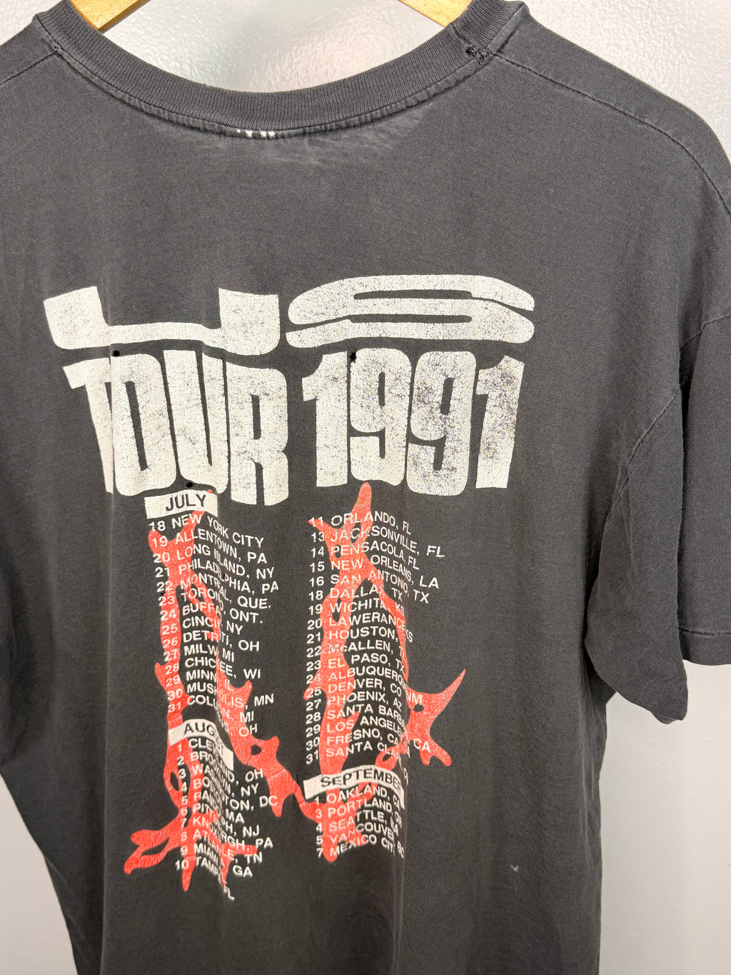 Vintage Napalm Death Tour Dated Faded & Thrashed T-Shirt