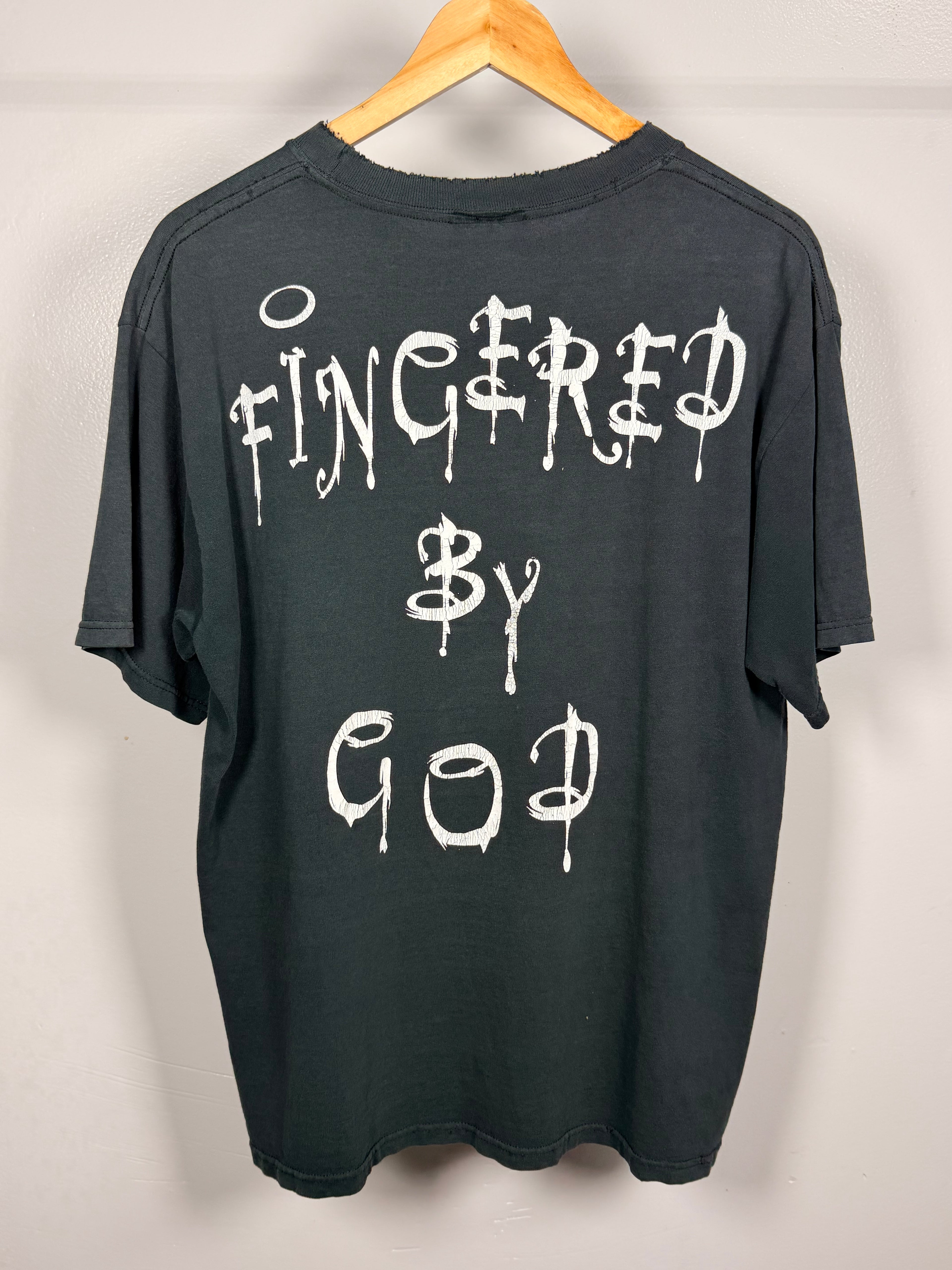 Vintage Rare Cradle Of Filth Fingered By God Spanish Boot T-Shirt