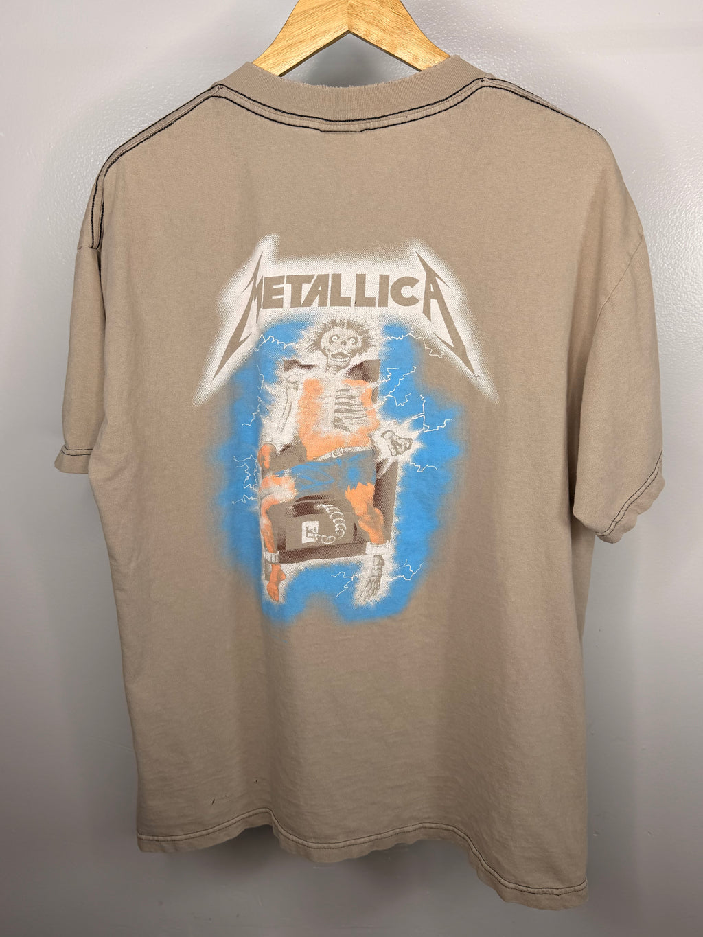Vintage Metallica Ride The Lightning Faded & Thrashed T-Shirt
