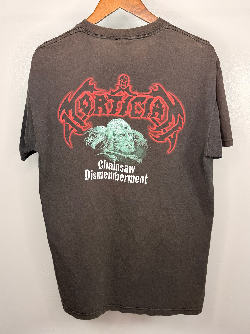 Vintage Mortician Chainsaw Dismemberment Faded T-Shirt