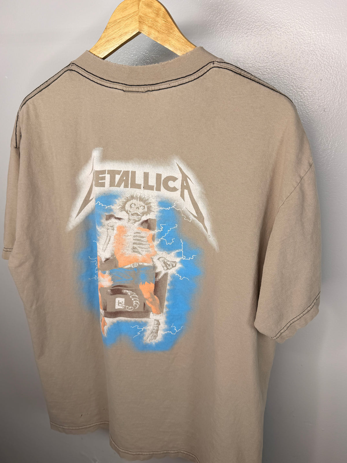 Vintage Metallica Ride The Lightning Faded & Thrashed T-Shirt