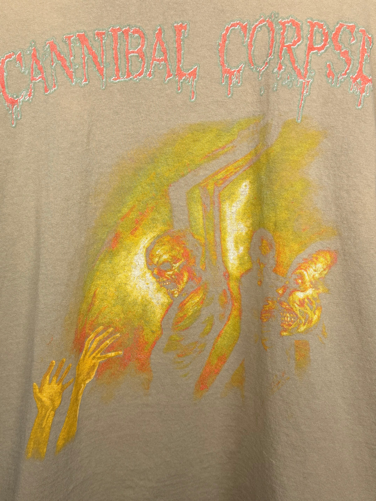Faded Vintage Cannibal Corpse Gore Obsessed T-Shirt