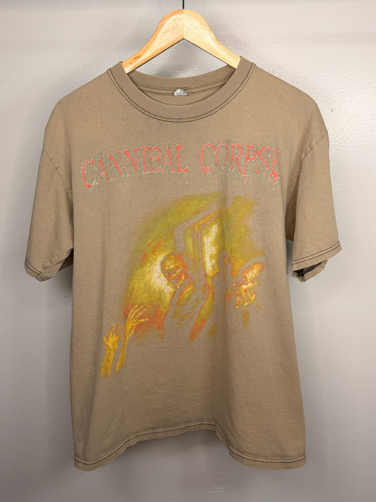 Faded Vintage Cannibal Corpse Gore Obsessed T-Shirt
