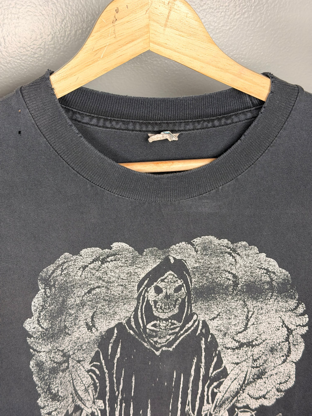 Vintage Faded & Thrashed Grim Reaper Promo T-Shirt