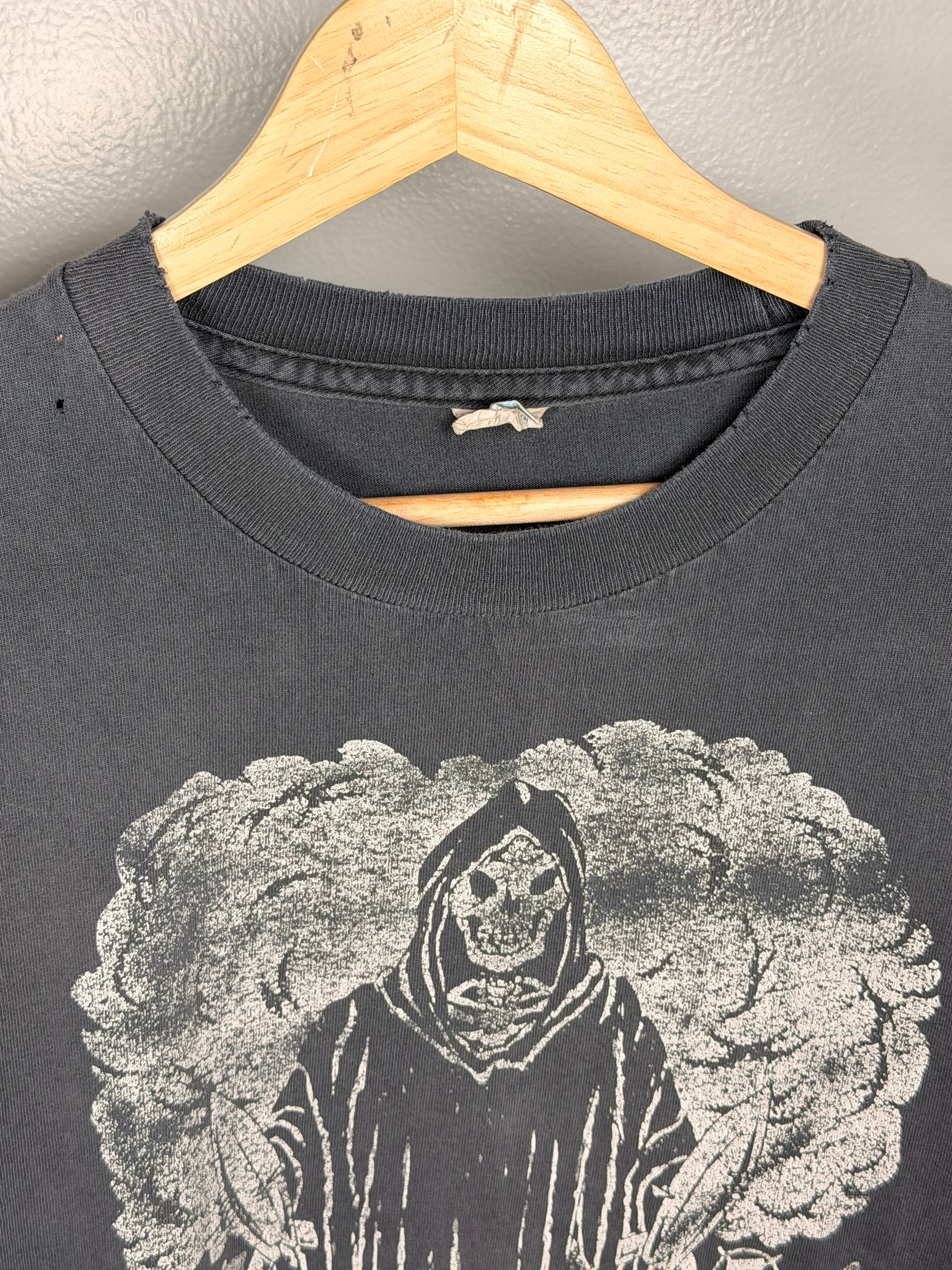 Vintage Faded & Thrashed Grim Reaper Promo T-Shirt