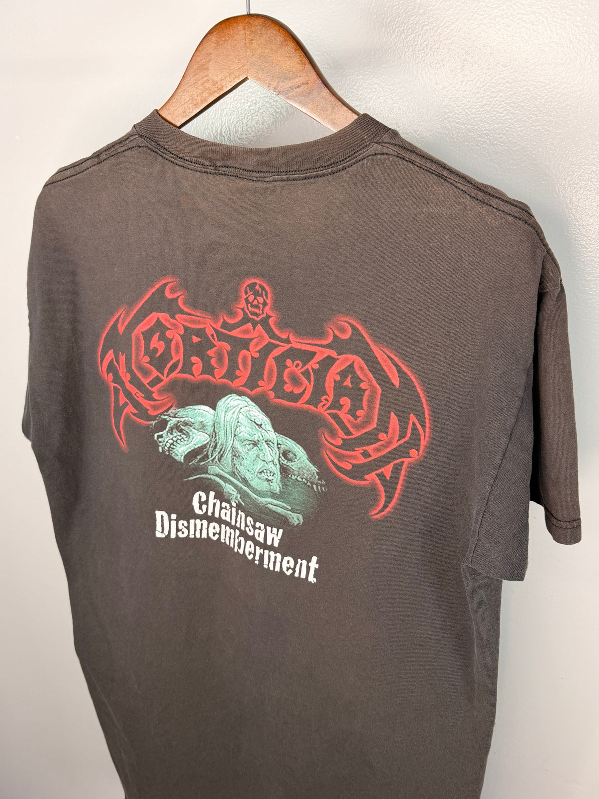 Vintage Mortician Chainsaw Dismemberment Faded T-Shirt