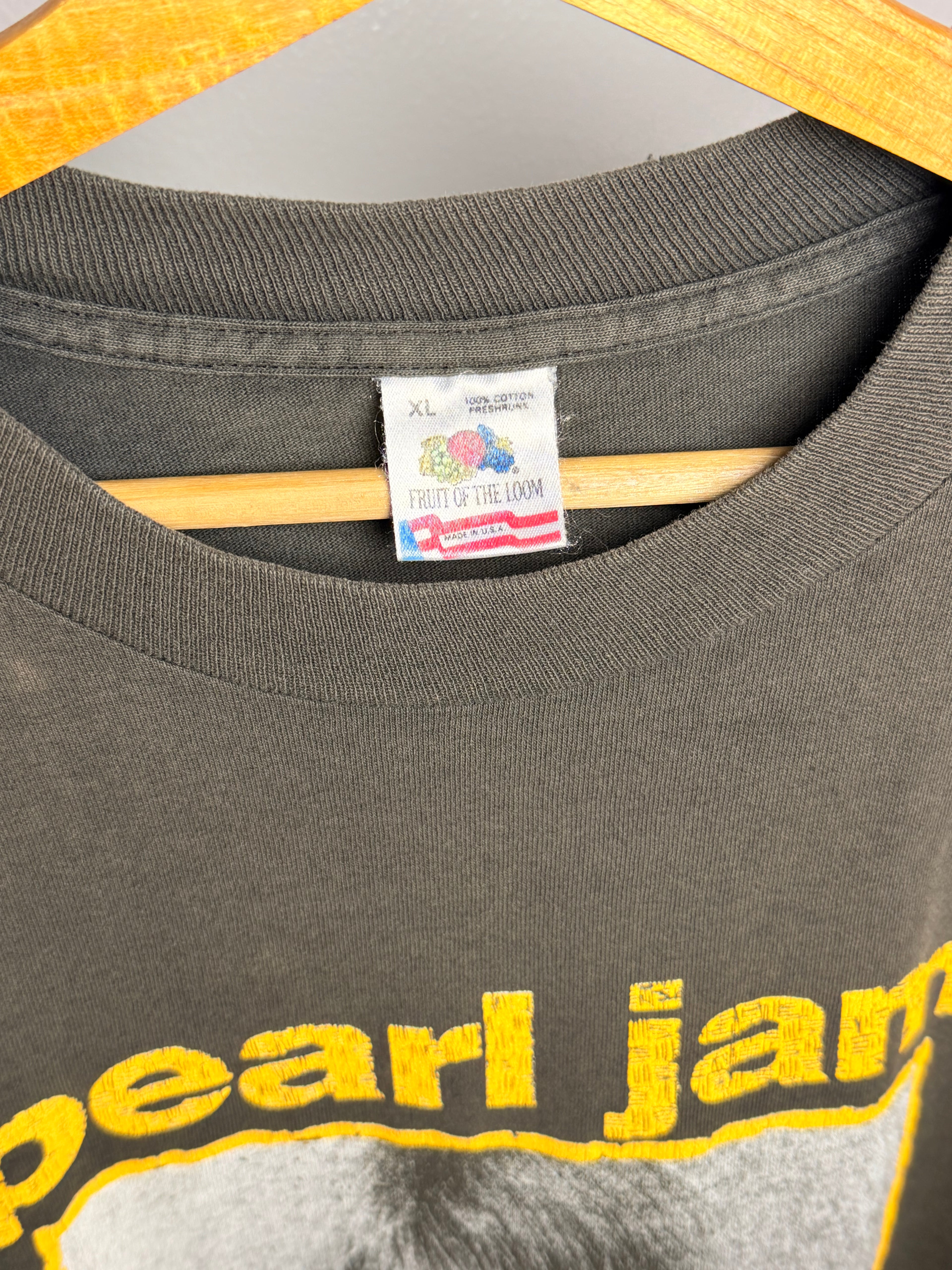 Vintage Faded & Thrashed Pearl Jam Choices Lalapalooza Variant T-Shirt