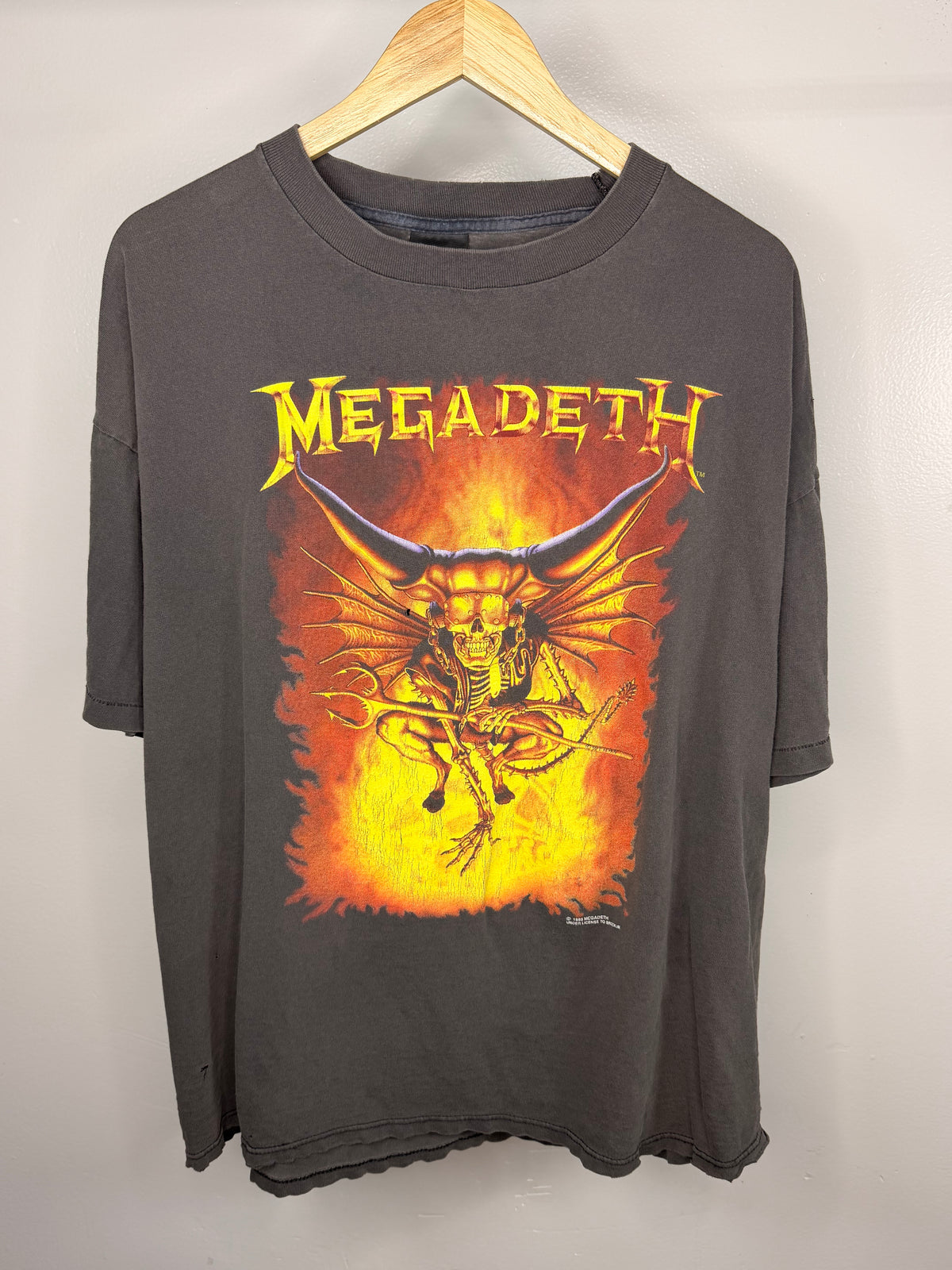 Vintage Megadeath Faded & Thrashed T-Shirt