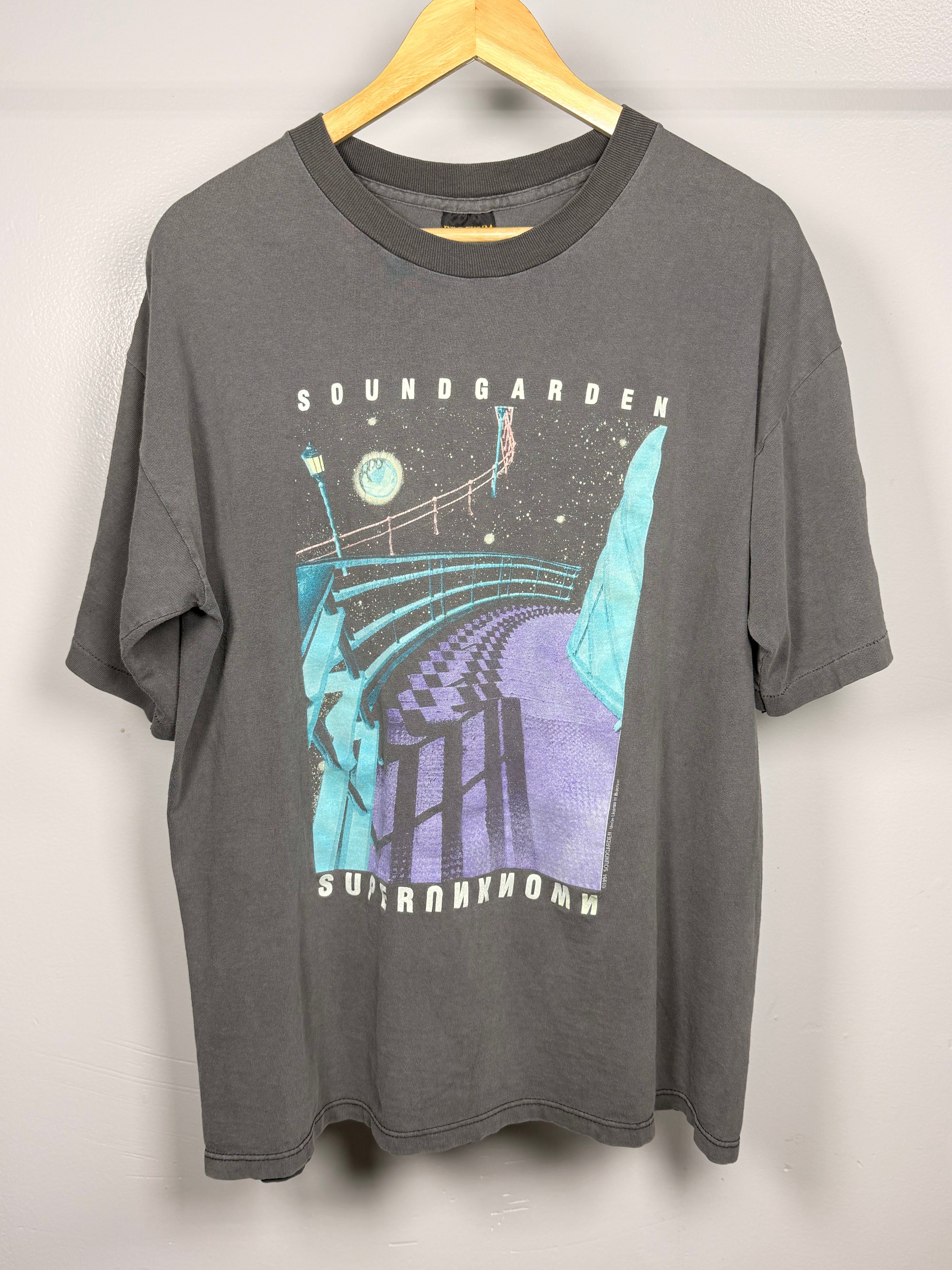 Vintage Faded SoundGarden Glow In The Dark T-Shirt