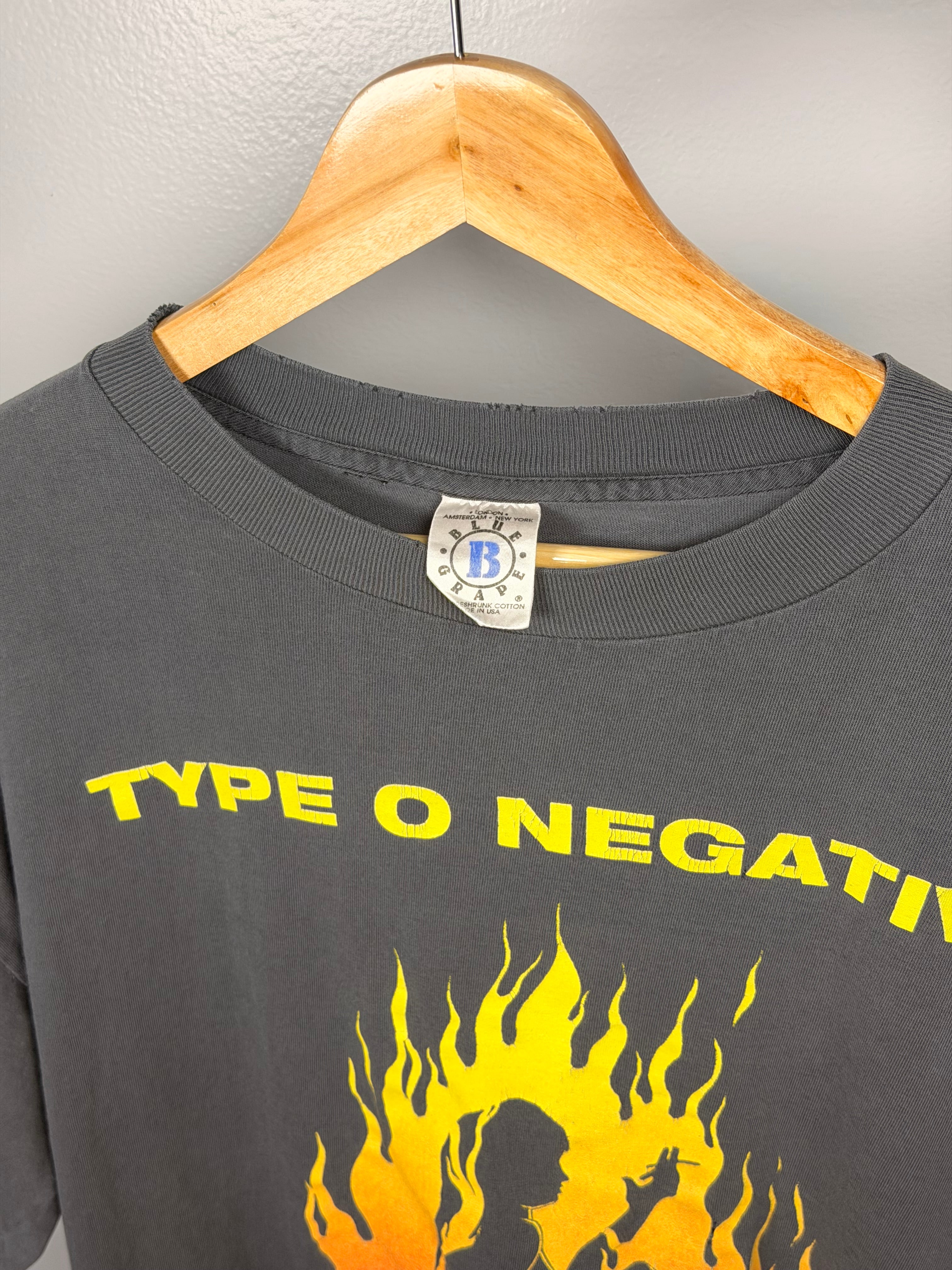 Vintage Faded & Thrashed Type-O Negative Pyromantic T-Shirt