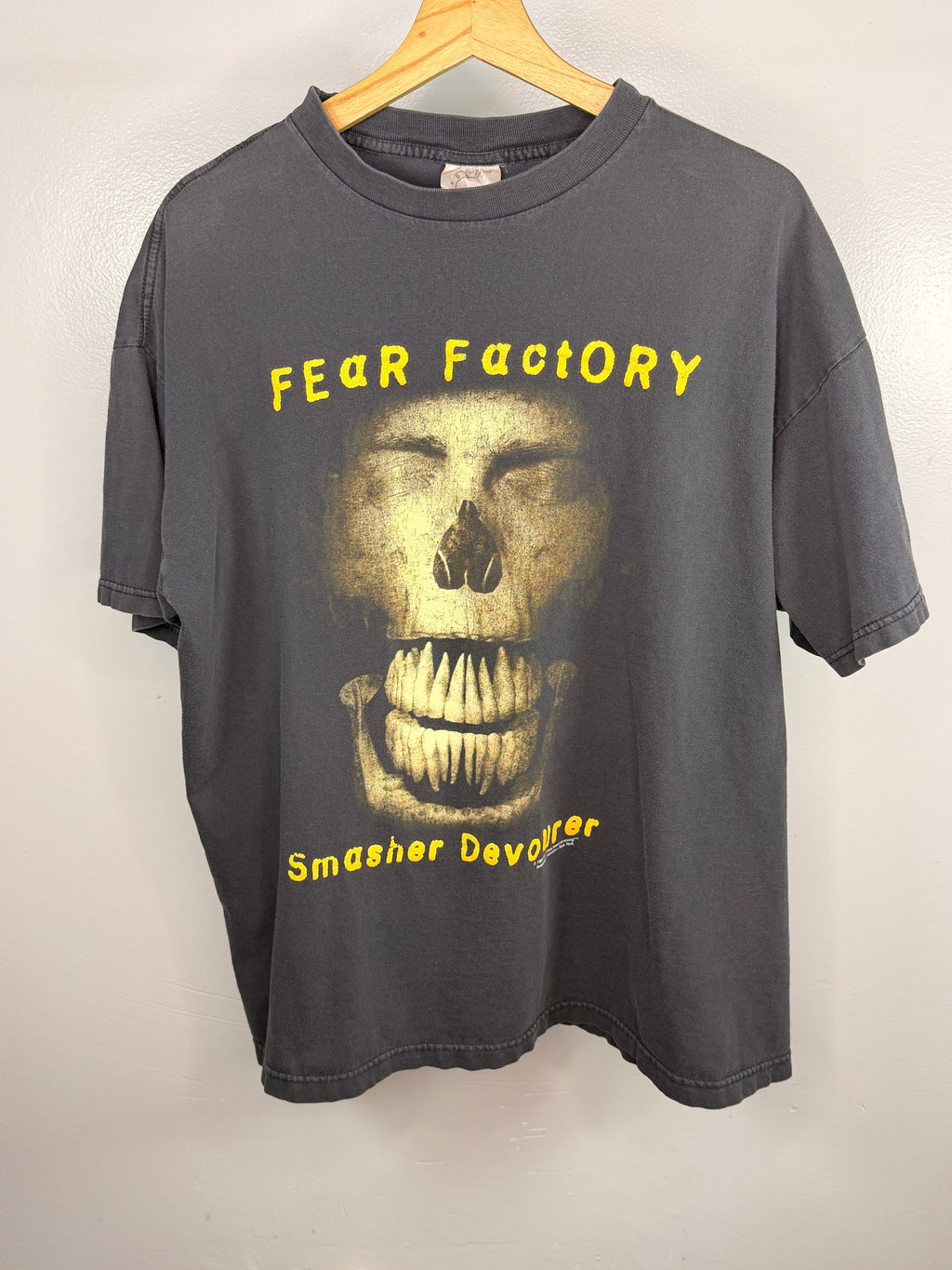 Vintage Fear Factory Smasher Devourer Faded T-Shirt