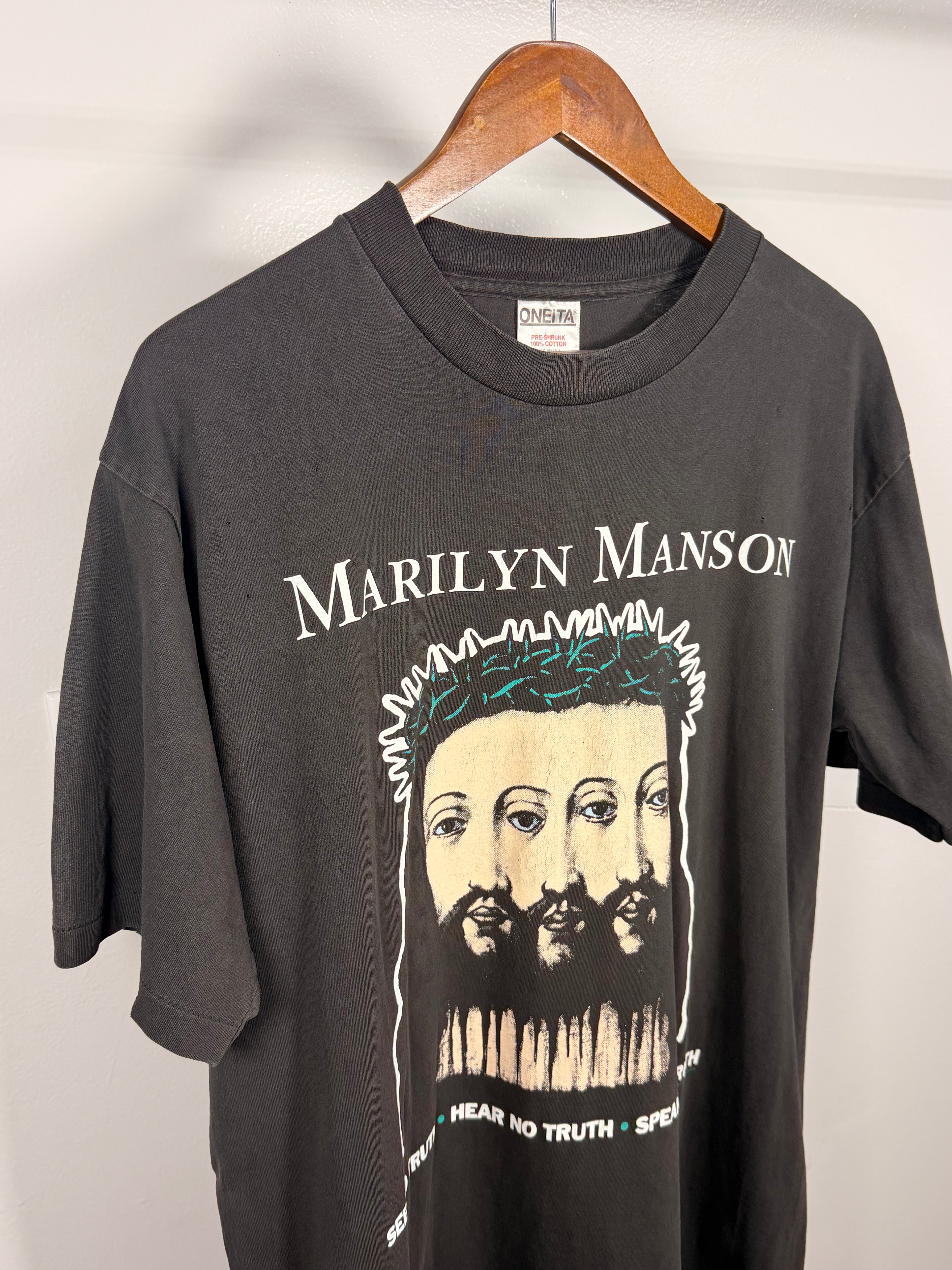 Vintage 90s Marilyn Manson Believe T-Shirt