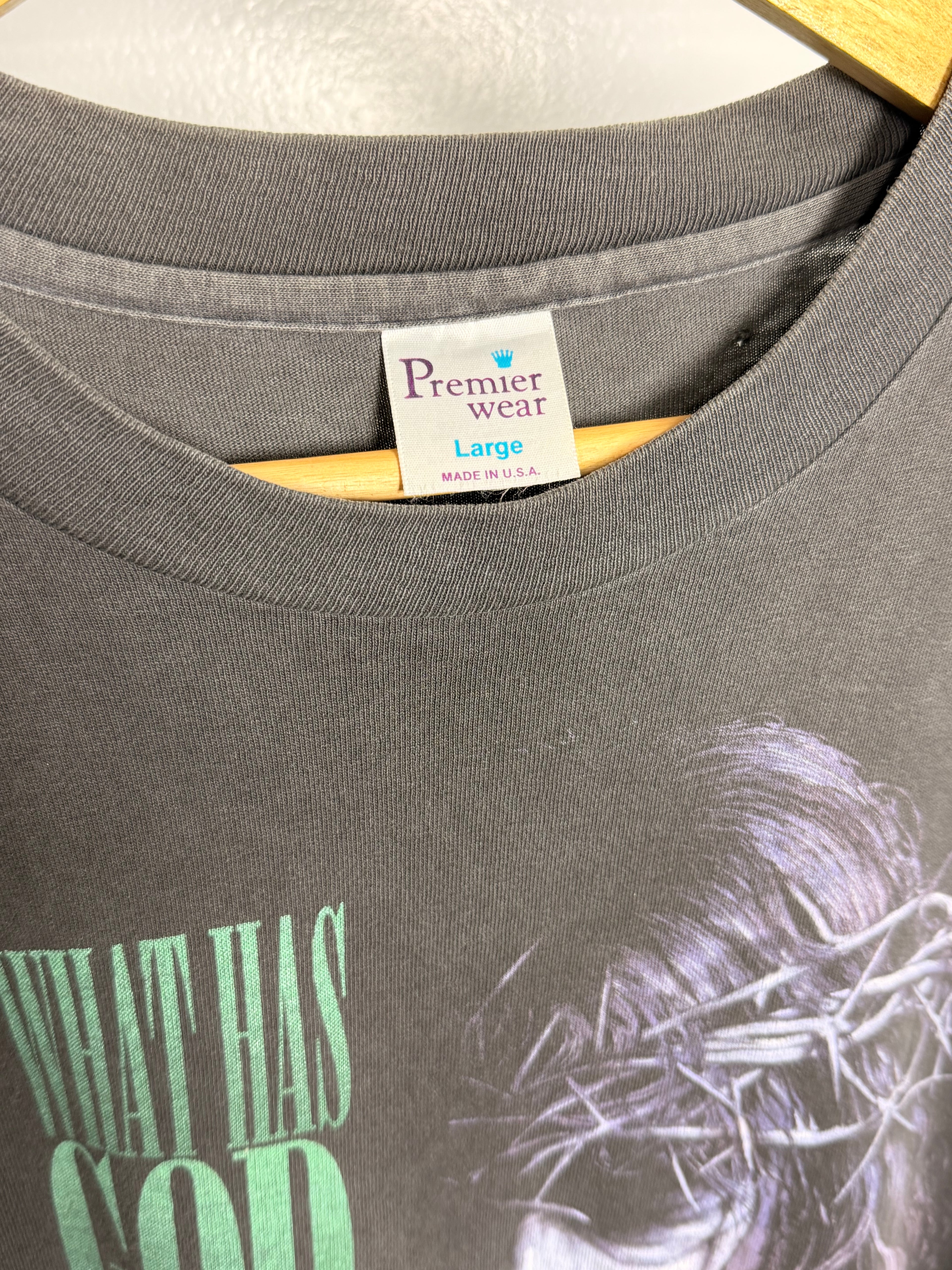 Vintage 90's Faded & Thrashed Jesus T-Shirt