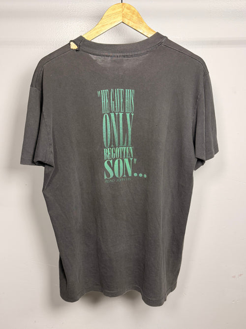 Vintage 90's Faded & Thrashed Jesus T-Shirt