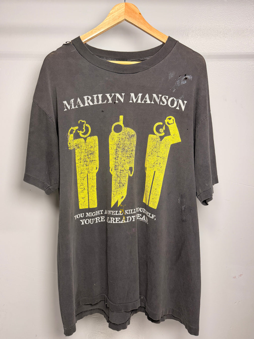 Vintage Marilyn Manson Already Dead Faded & Thrashed T-Shirt