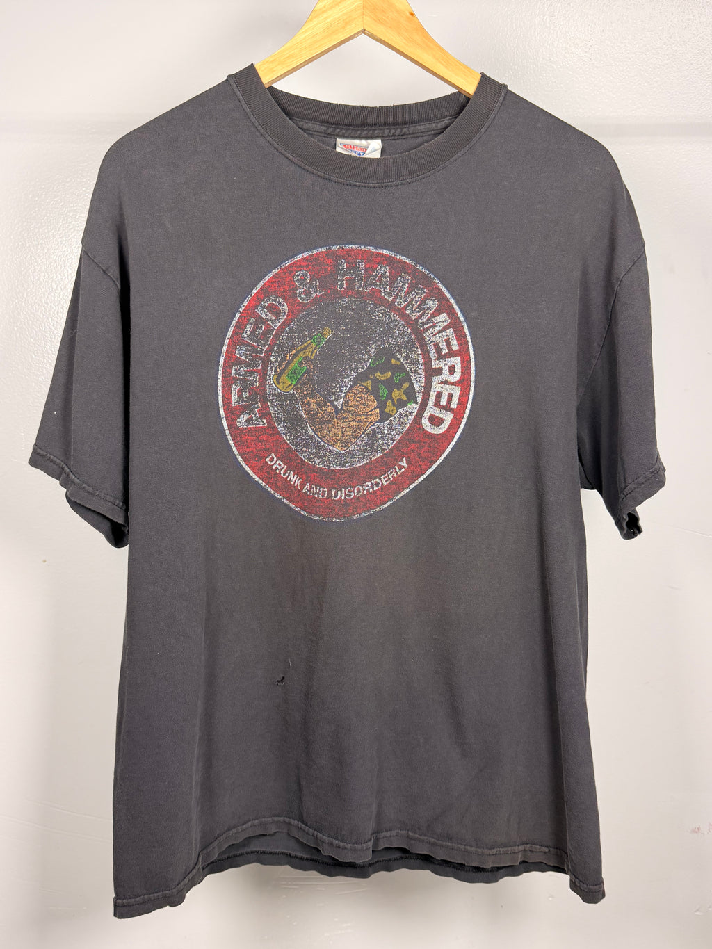Vintage Armed & Hammered Faded & Thrashed T-Shirt