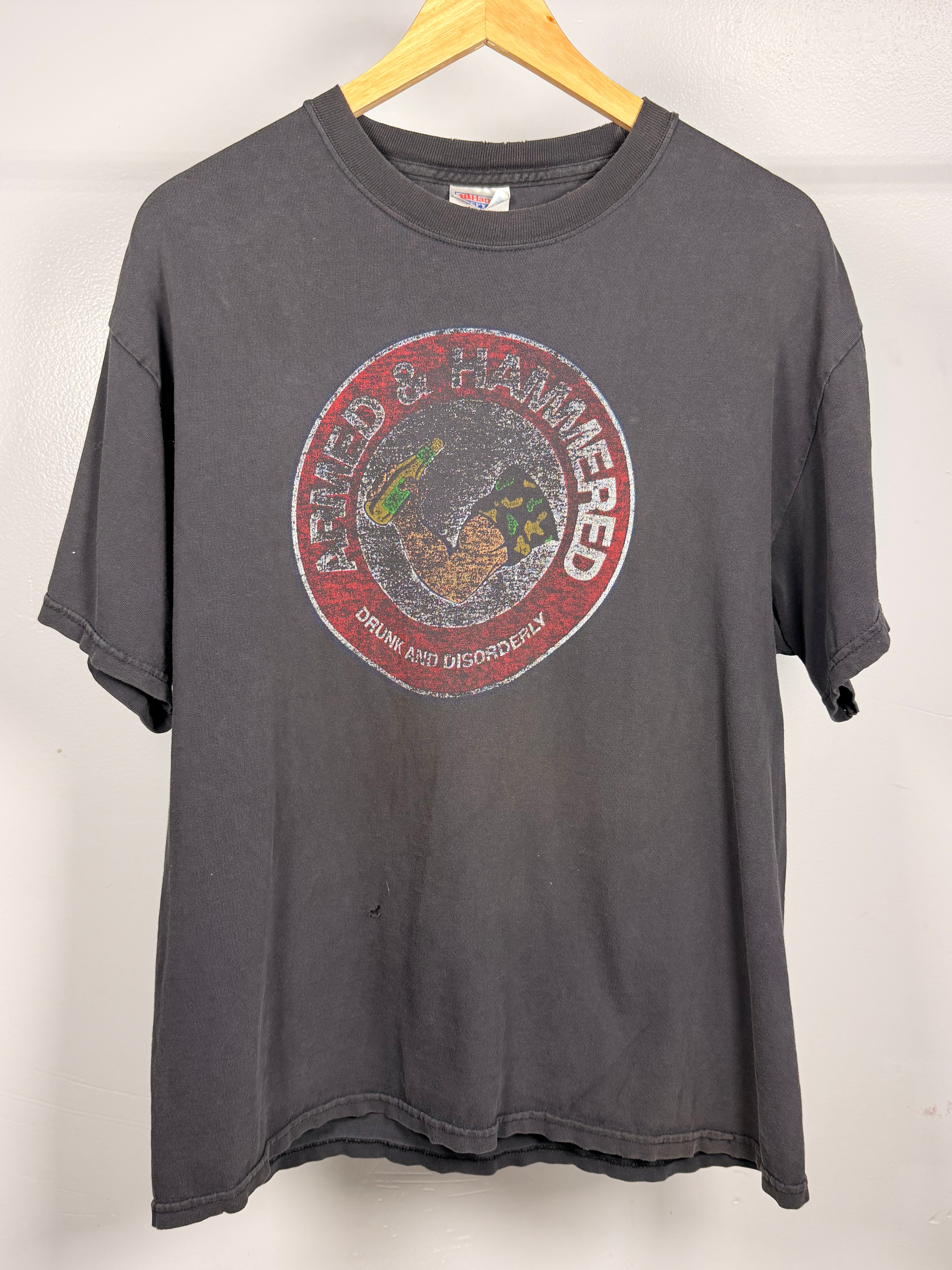 Vintage Armed & Hammered Faded & Thrashed T-Shirt