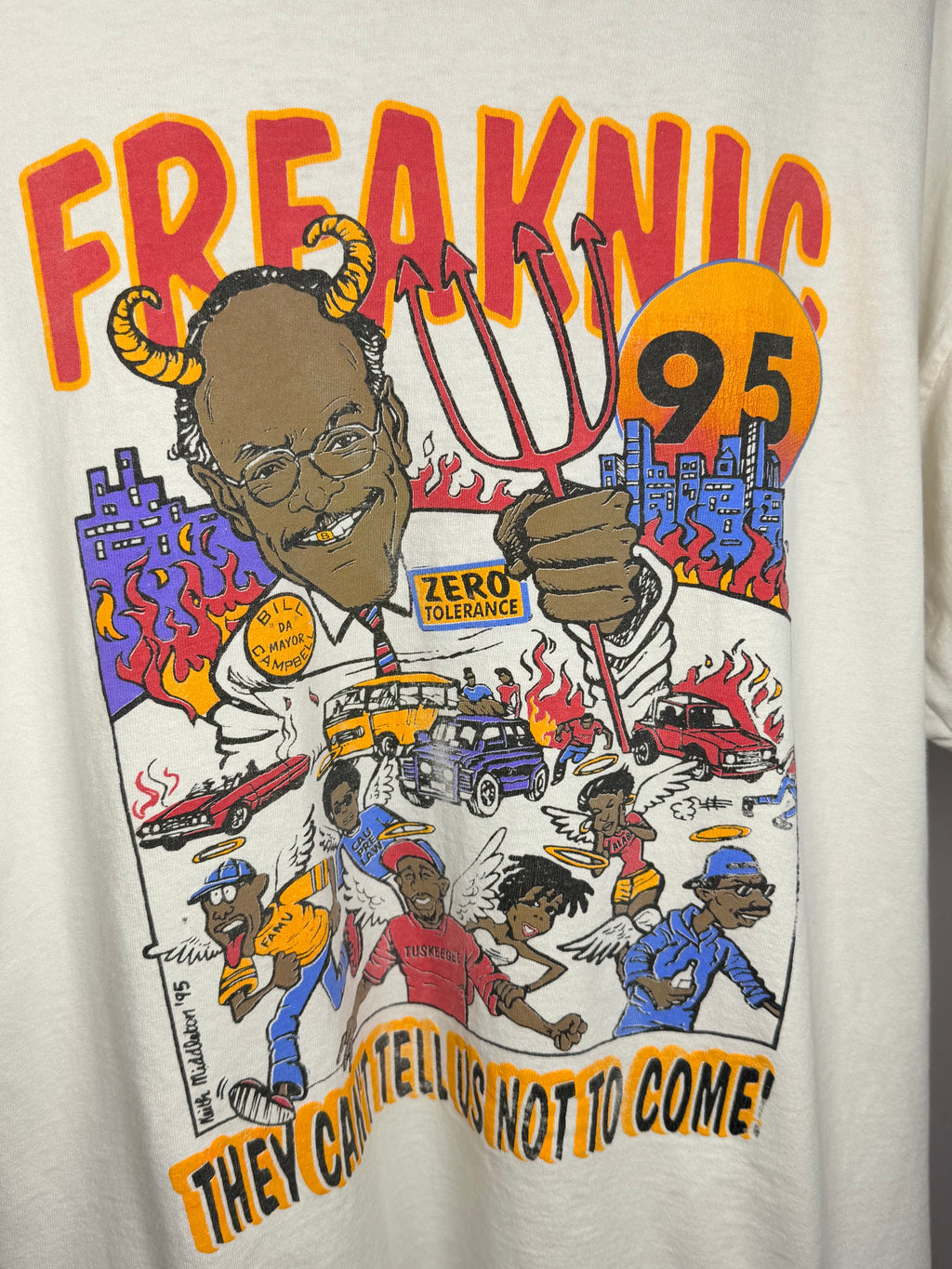 Vintage 90's FREAKNIC College Tour T-Shirt