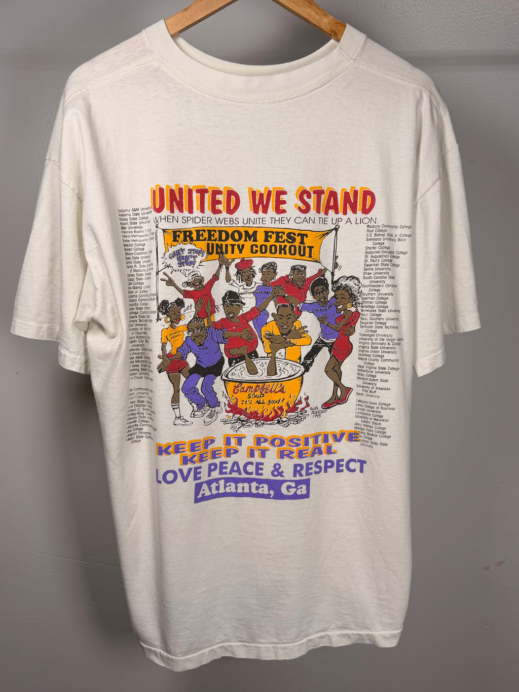 Vintage 90's FREAKNIC College Tour T-Shirt