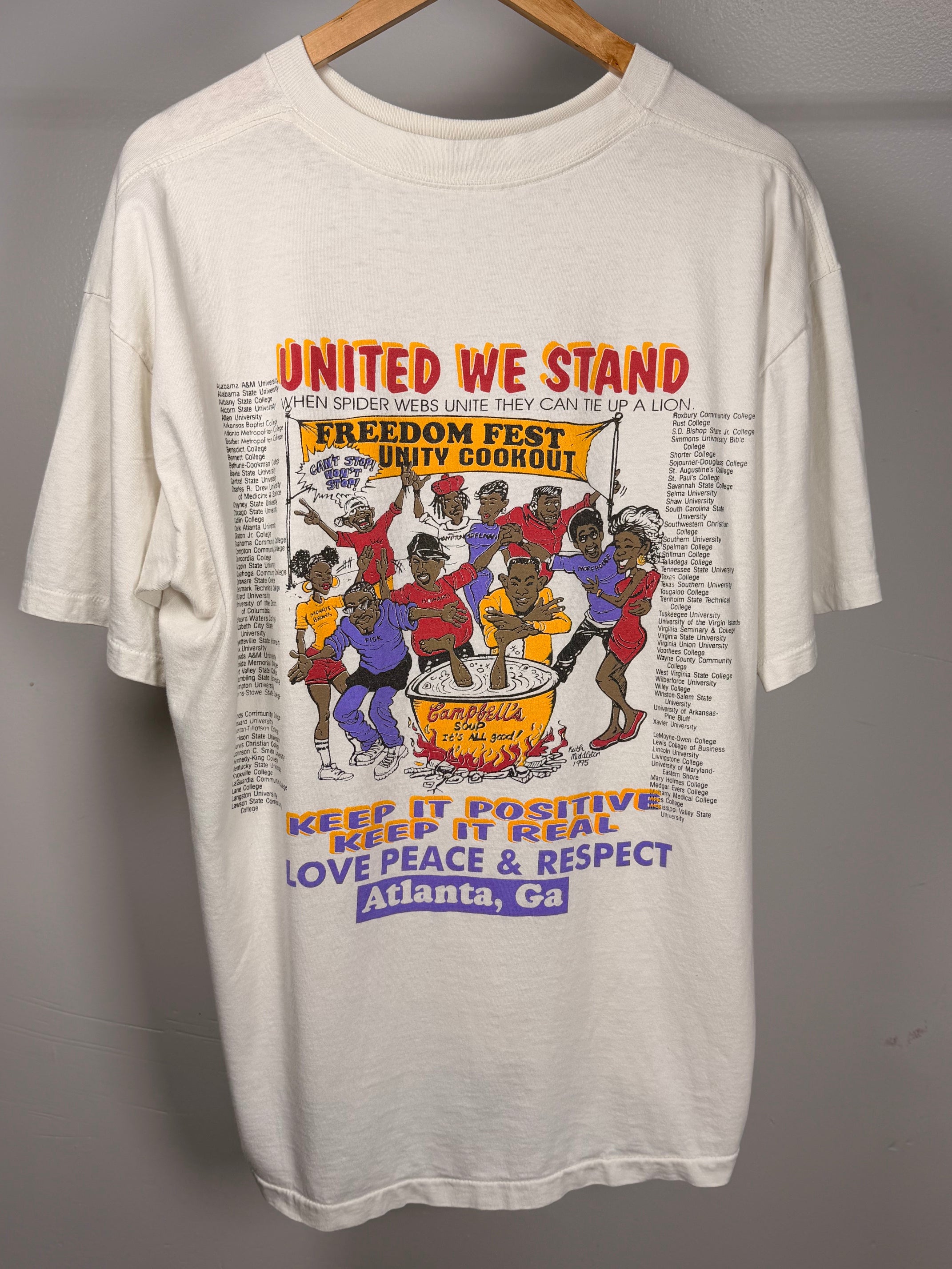 Vintage 90's FREAKNIC College Tour T-Shirt