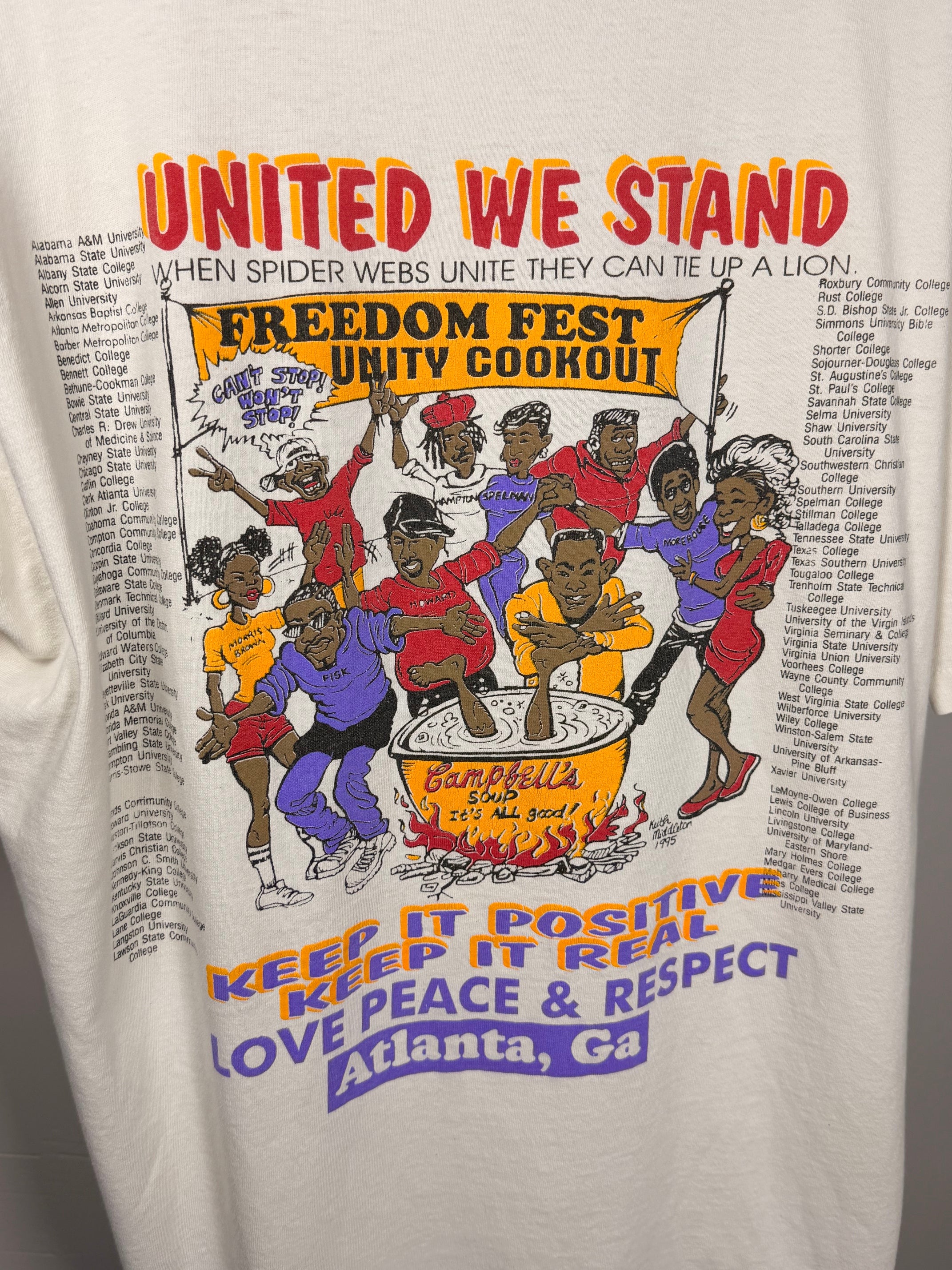 Vintage 90's FREAKNIC College Tour T-Shirt