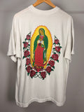Vintage 90's Paper Thin Virgin Mary T-Shirt