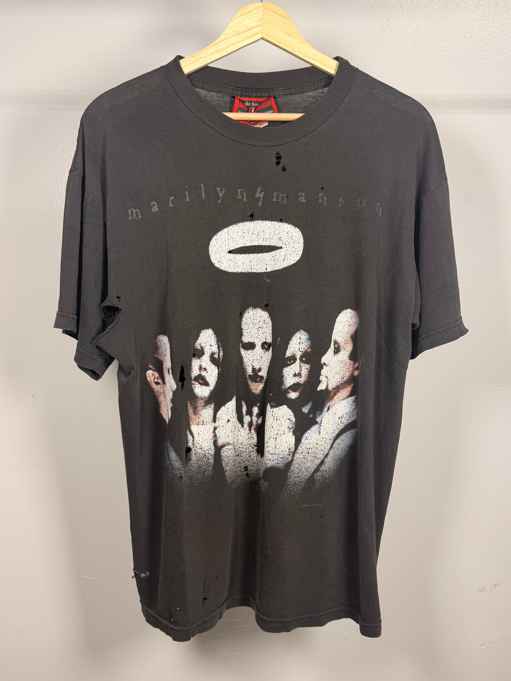 Vintage Marilyn Manson Halo Faded & Thrashed T-Shirt
