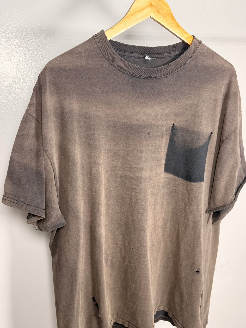 Faded & Thrashed Biker T-Shirt