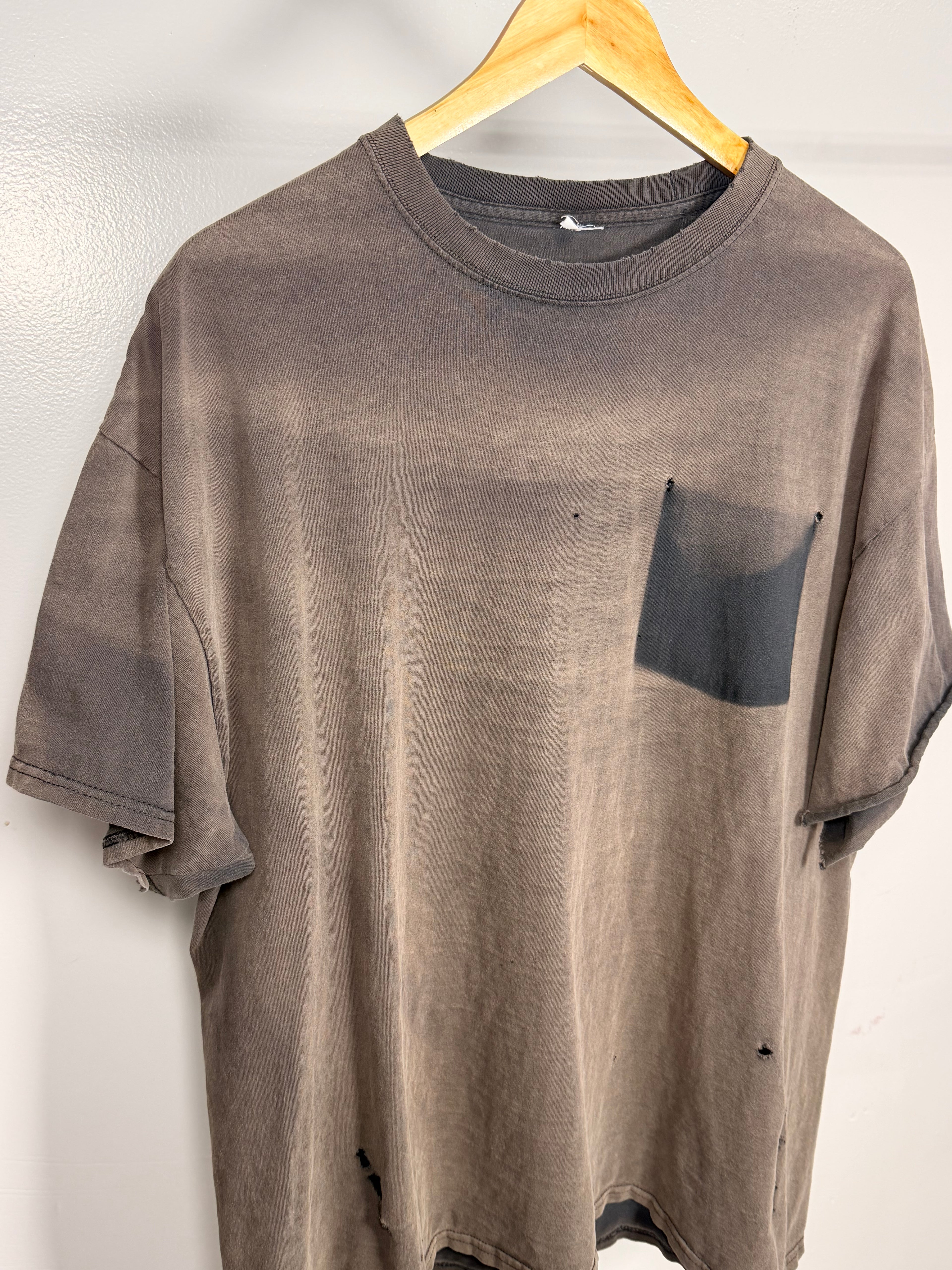 Faded & Thrashed Biker T-Shirt