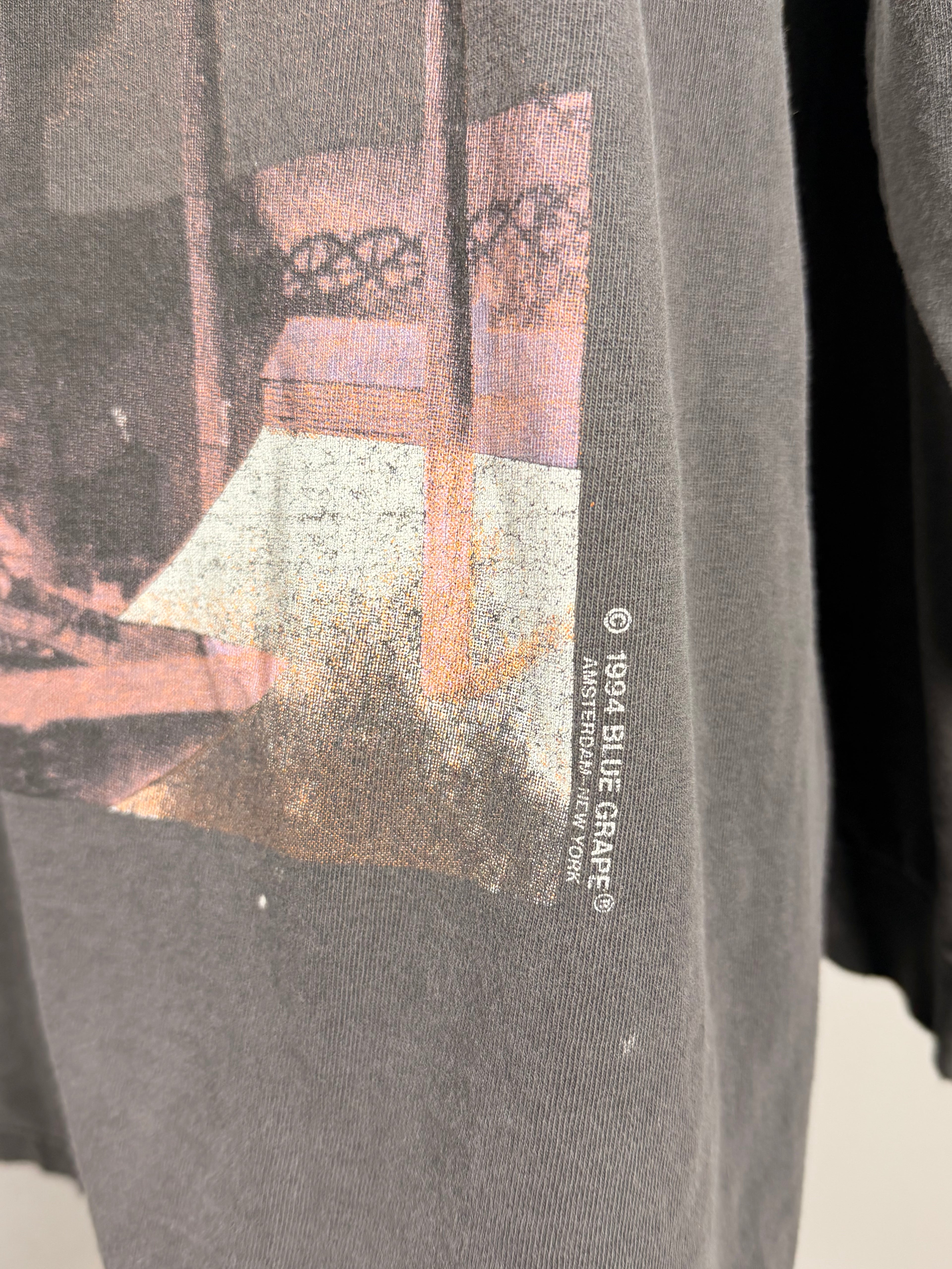Vintage 90's Obituary World Demise Faded & Thrashed Long Sleeve
