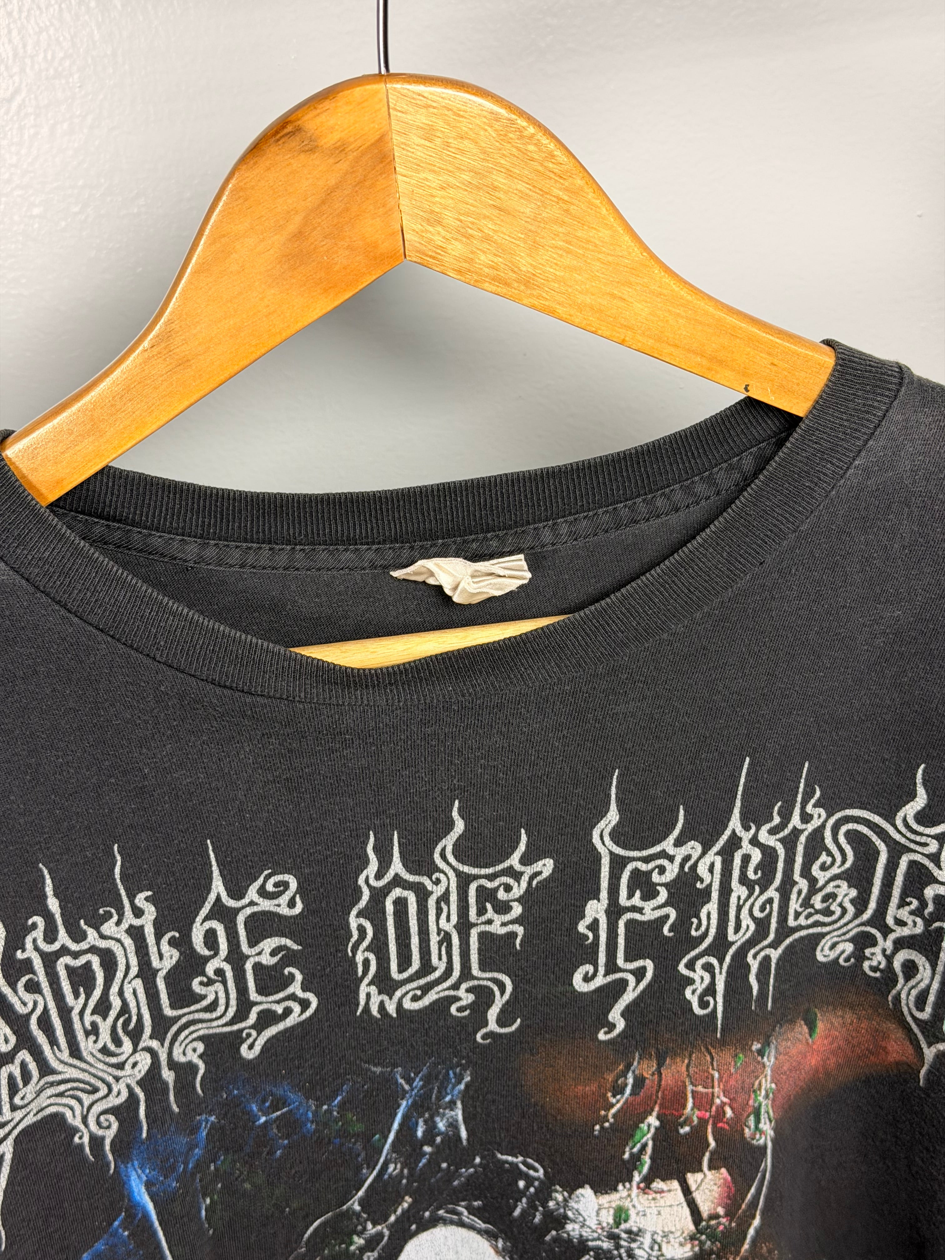 Vintage 90's Cradle Of Filth Life Is My Sacrifice Faded T-Shirt