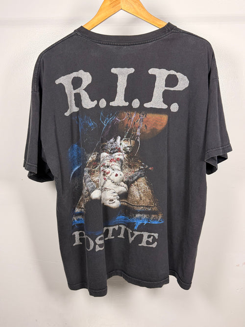 Vintage 90's Cradle Of Filth Life Is My Sacrifice Faded T-Shirt