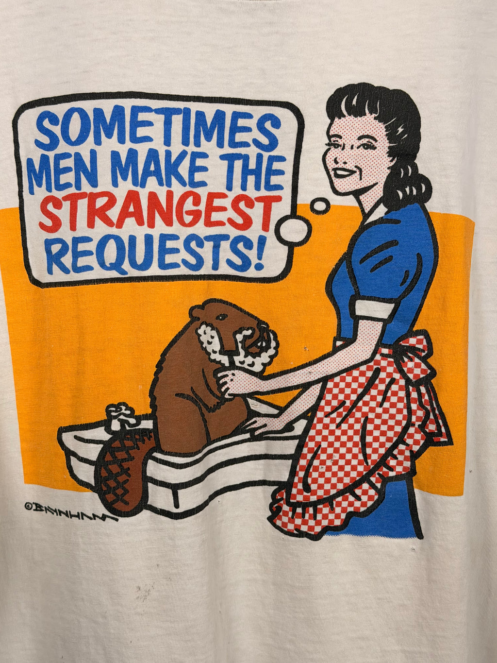 Vintage Beaver Pop Art T-Shirt